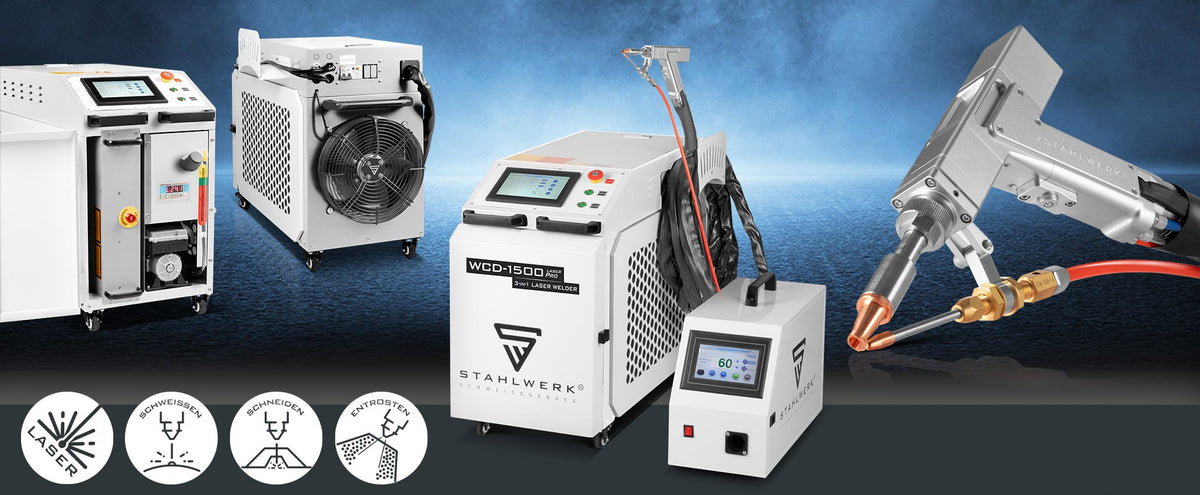 2000W Reci Faserlaser Schweißgerät – Schweißen, Schneiden, Reinigen, 220V, 10m Faser