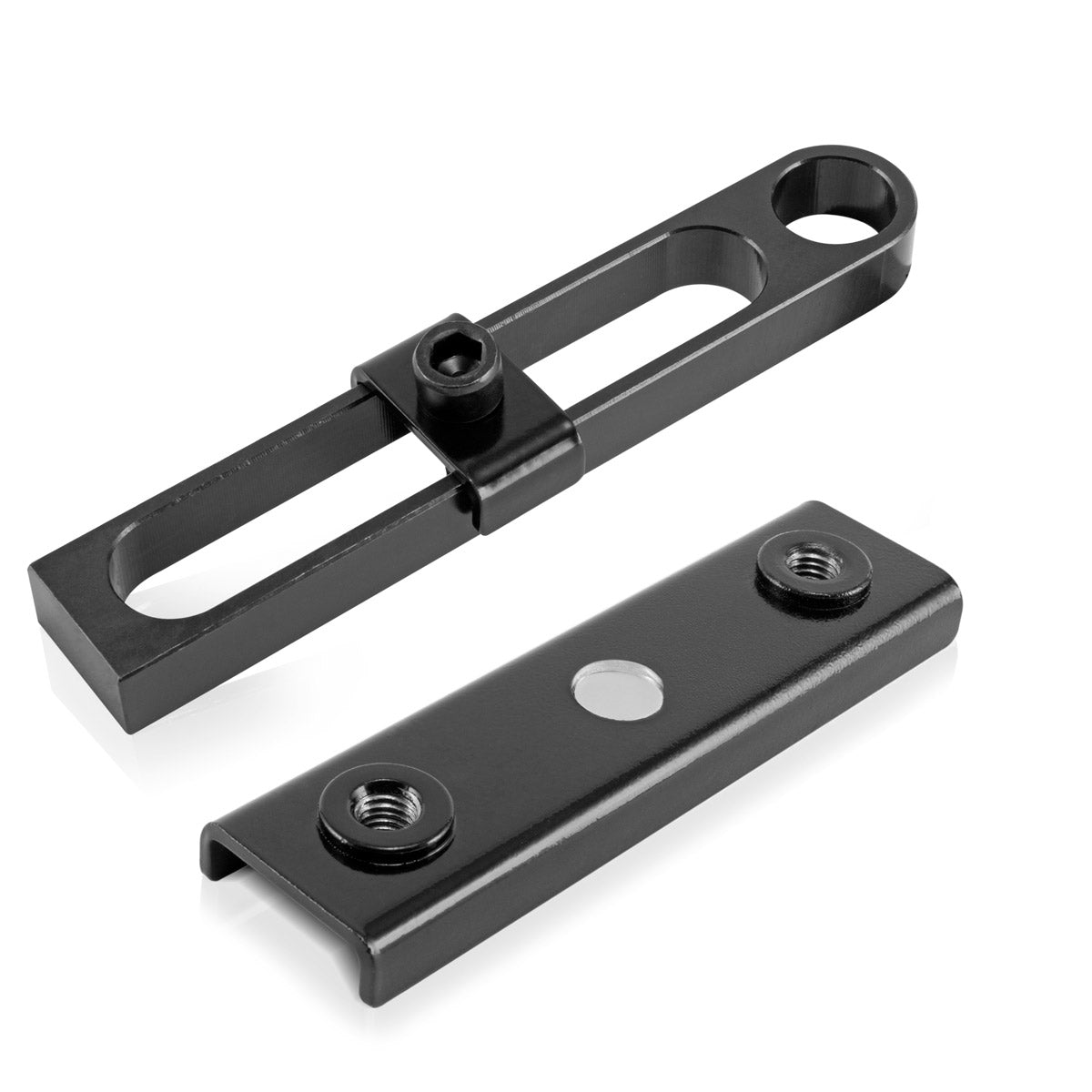 STAHLWERK Variabler Anschlag mit Montagemagnet – universelle Befestigungslösung / Fixierhilfe für Schweißtische mit Lochsystem D16