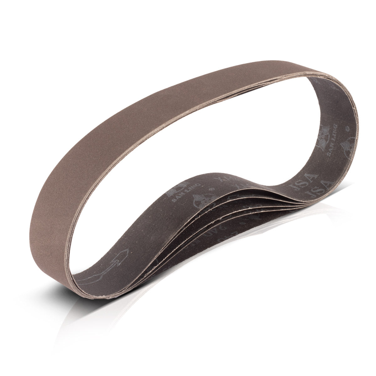 Çelik işçilik bantında 5 set P180 tane boyutu 40 x 760 mm Evrensel Zımparalama Kağıdı | Doku öğütme bantları | Boru bandı öğütücü, bant öğütücü ve taşlama cihazları için öğütme aracısı