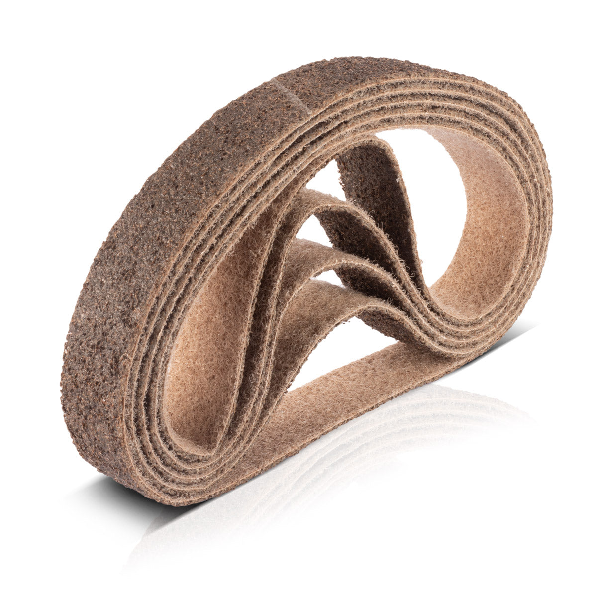 STAHLWERK Schleifvlies 5er Set grobe Körnung 40 x 760 mm Schleifband | Vliesbänder | Poliervlies | Universal-Schleifbänder | Schleifmittel für Rohrbandschleifer, Bandschleifer und Schleifgeräte