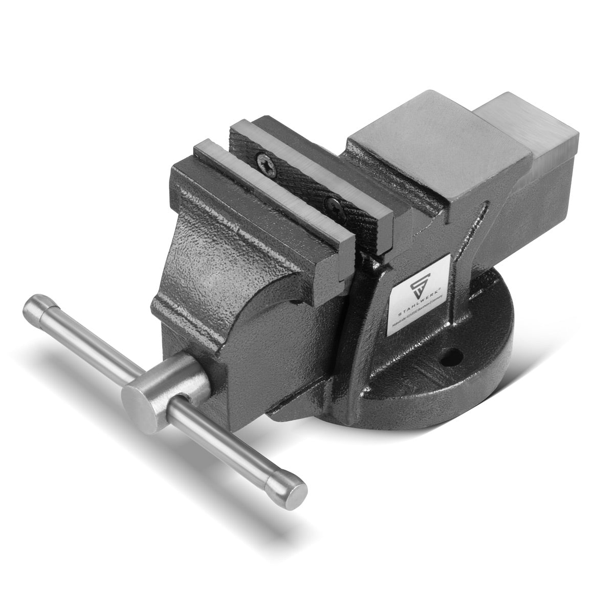 Steelworks VICE BV-75 ST Hecho de hierro fundido con un tramo de 75 mm, Machine Vice | Workbench Vice | Dispositivo de tensión | Vicio paralelo | Tabla Vice con yunque