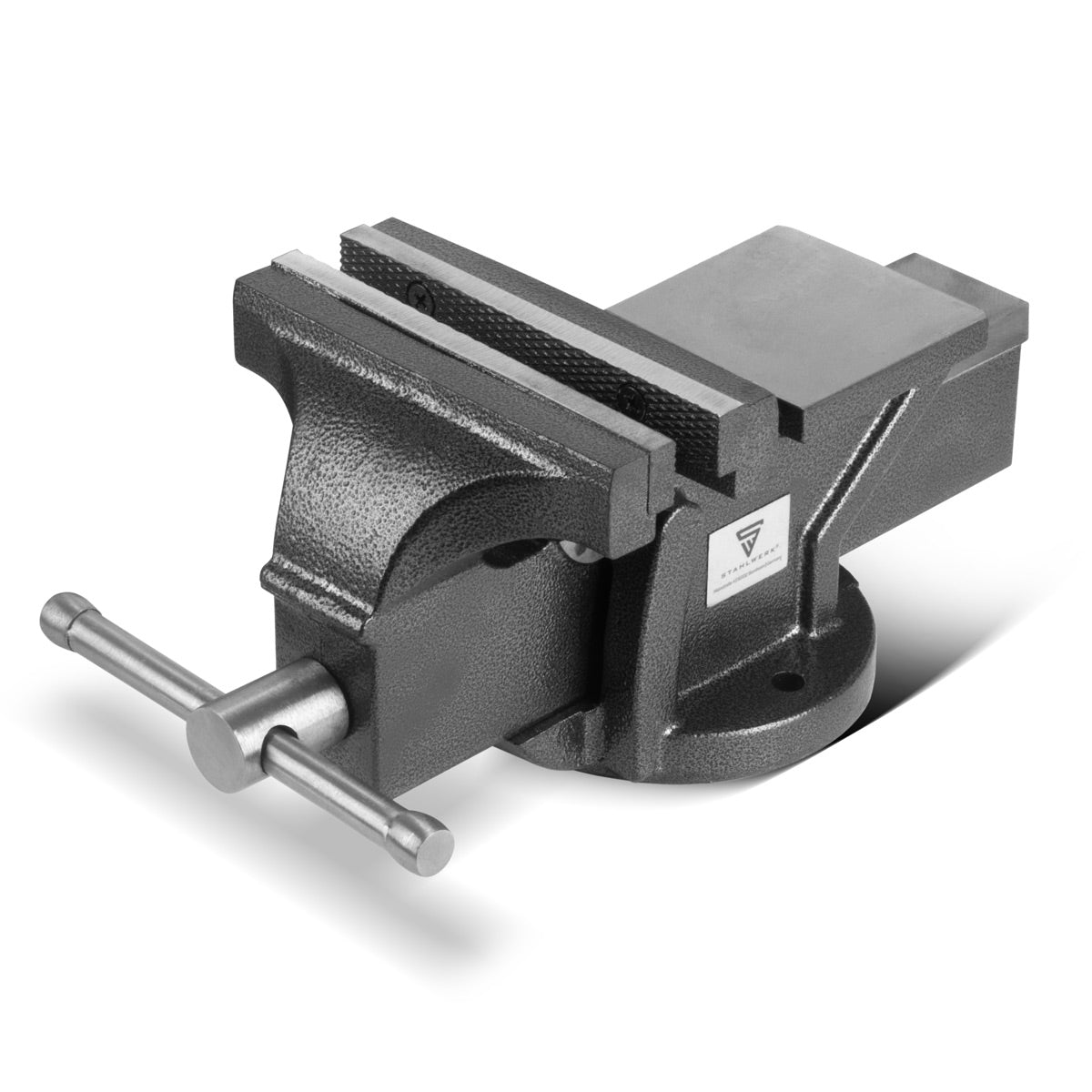 Steelworks VICE BV-1550 ST Hecho de hierro fundido con un tramo de 150 mm, Vice Machine | Workbench Vice | Dispositivo de tensión | Vicio paralelo | Tabla Vice con yunque