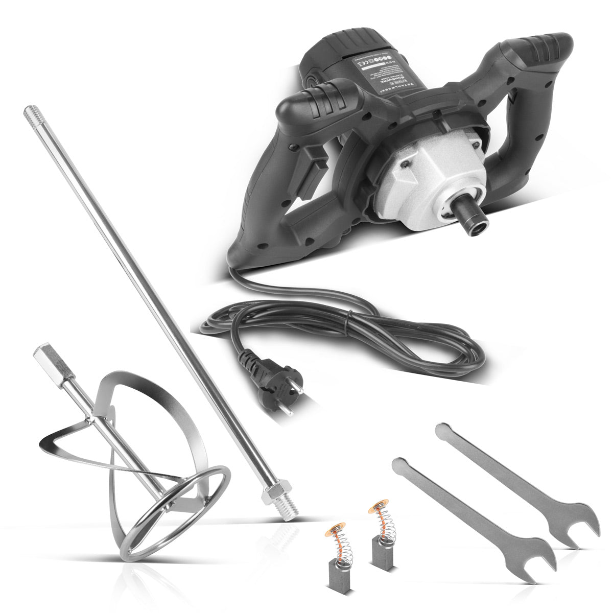 Stahlwerk Rührwerk RW-1200 ST 1.200 W ve 850 RPM Elektrik Harç Karıştırıcı | Mortel Mikser | Beton Kirişler | Beton Mikser | Farbreifter | Renk Mikseri | El Mikseri | El Mikseri | Karıştırıcı