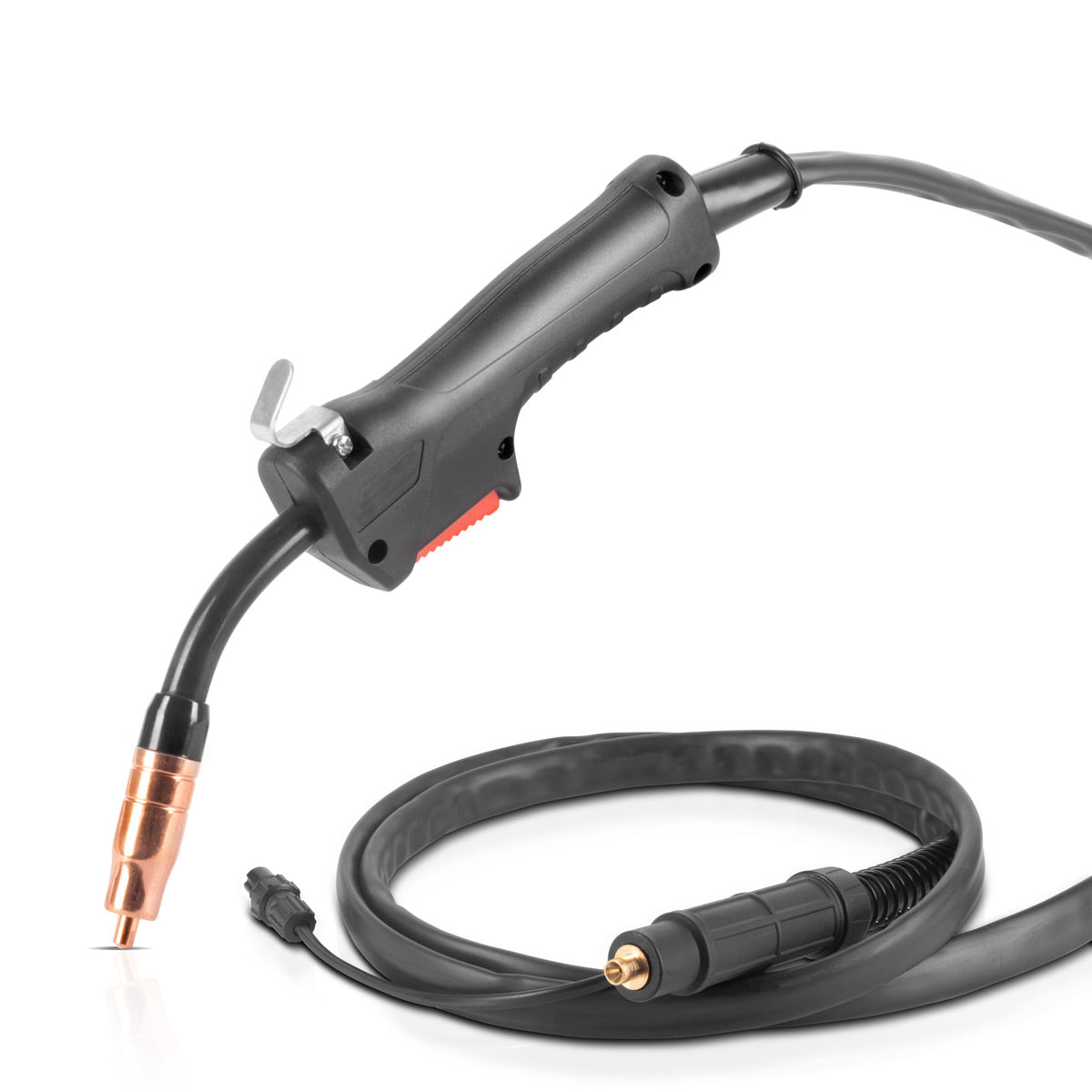 Stahlwerk AK14 | MB14 Flux weld burner | Burner up to 160 A including a 2 m hose package, professional welding accessories for flux welding devices with 9 mm thorn connection