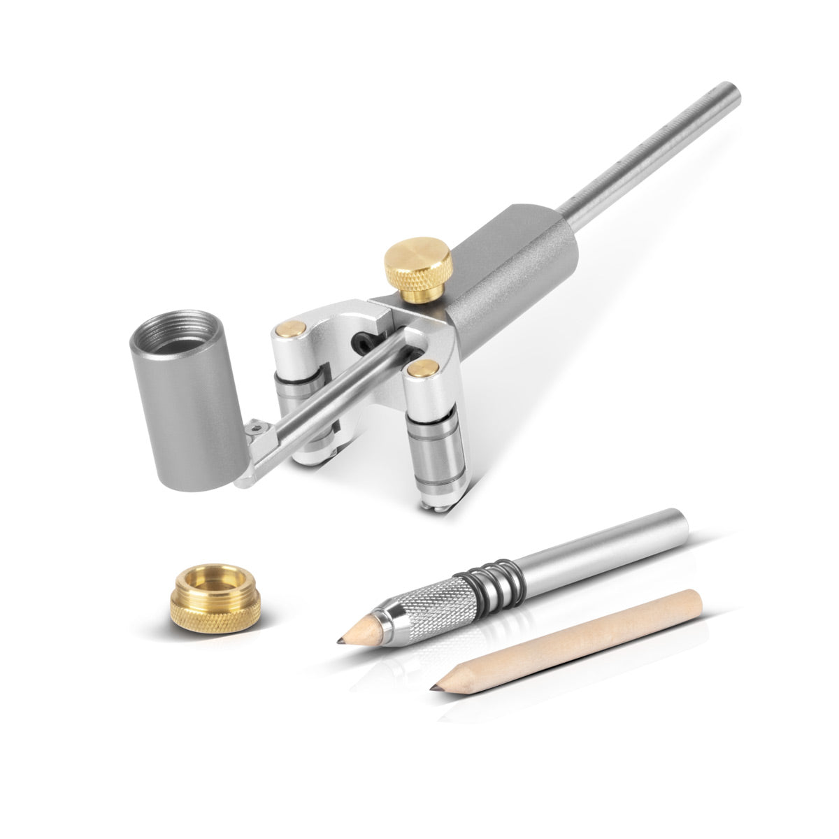 STAHLWERK Anreißwerkzeug | Markierungswerkzeug | Markierungslehre | Streichmaß | Parallel-Anreißer zum Anreißen, Markieren und Zeichnen paralleler Linien und Kreisformen