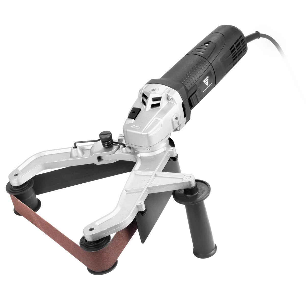 STAHLWERK Rohrbandschleifer RS-1300 ST mit 1.300 W und 1.100 - 3.200 U/min für 760 mm Schleifbänder Rohrschleifer | Schleifmaschine | Schleifgerät | Bandschleifer zum Schleifen, Polieren und Entgraten