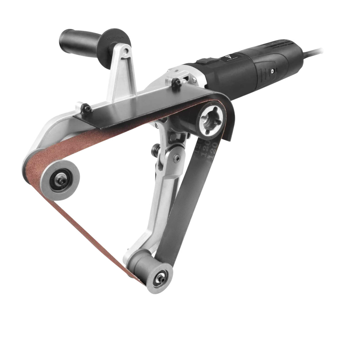 STAHLWERK Rohrbandschleifer RS-1300 ST mit 1.300 W und 1.100 - 3.200 U/min für 760 mm Schleifbänder Rohrschleifer | Schleifmaschine | Schleifgerät | Bandschleifer zum Schleifen, Polieren und Entgraten