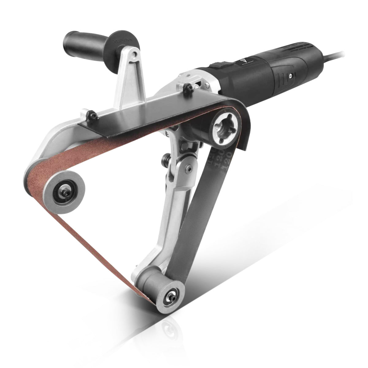 STAHLWERK Rohrbandschleifer RS-1300 ST mit 1.300 W und 1.100 - 3.200 U/min für 760 mm Schleifbänder Rohrschleifer | Schleifmaschine | Schleifgerät | Bandschleifer zum Schleifen, Polieren und Entgraten