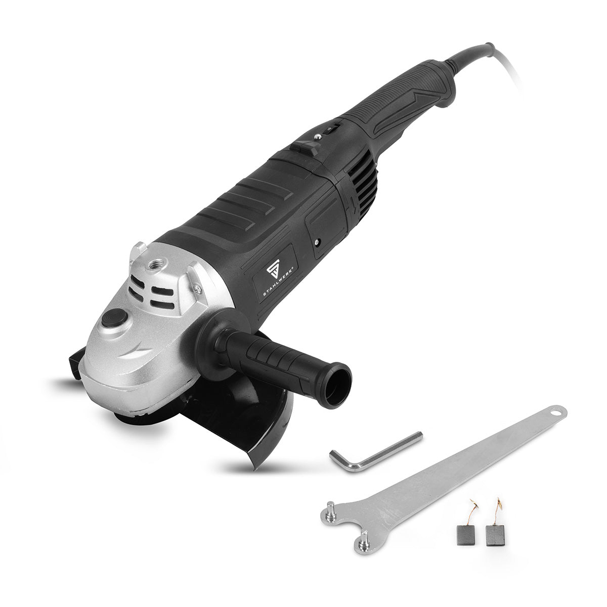 STAHLWERK Winkelschleifer WS-2600 ST mit 2.600 W und 2.800 - 6.500 U/min für ⌀230 mm Schleif- und Trennscheiben elektrischer Trennschleifer | Trennschneider | Schleifmaschine