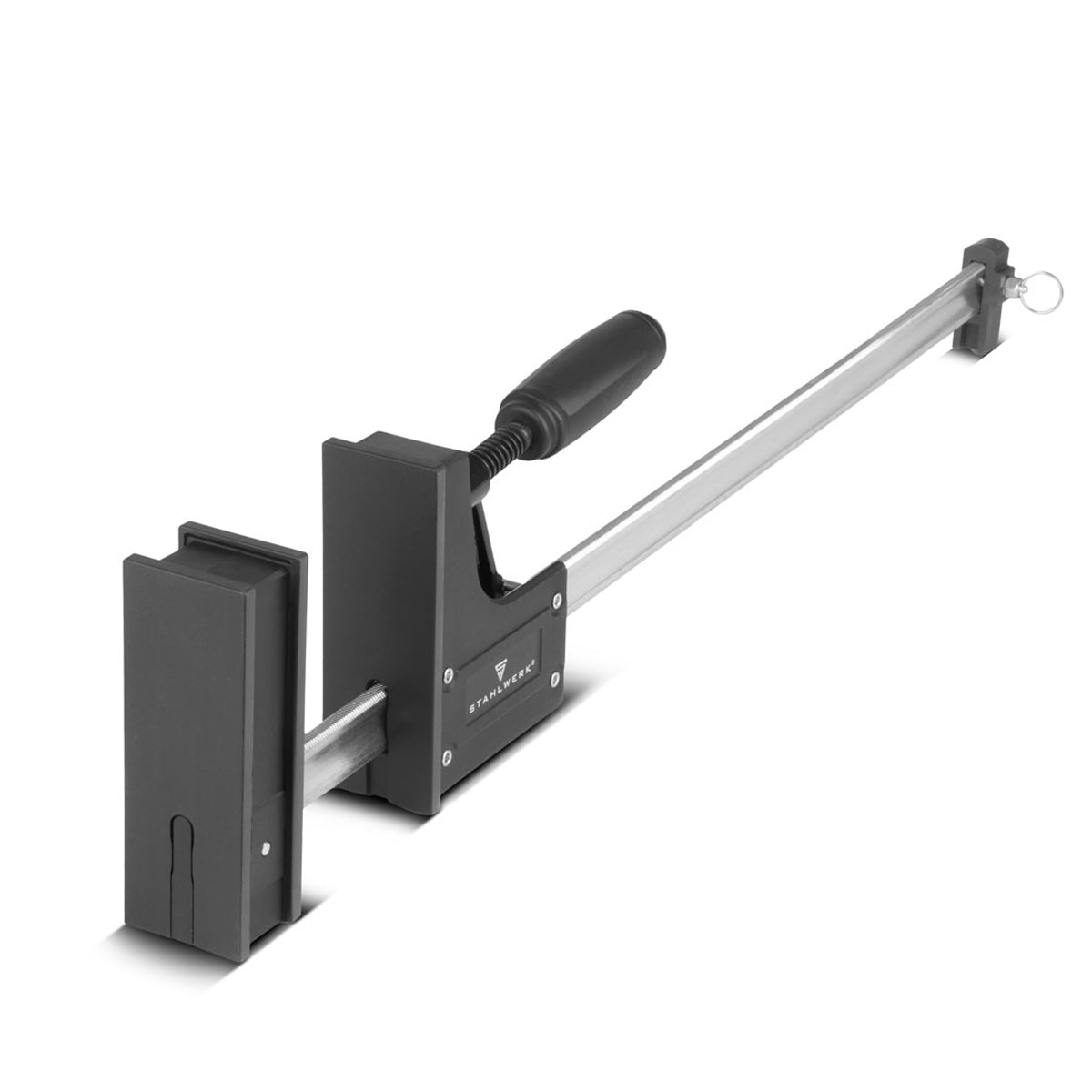 Pinces de corpus Steelworks 95x600 mm / 24 "| Pince à vis puissante avec 650 kg de puissance de serrage | Pince de serrage avec une grande surface de contact pour la fixation des pièces | Clamp stable 600 mm, profondeur de serrage de 95 mm