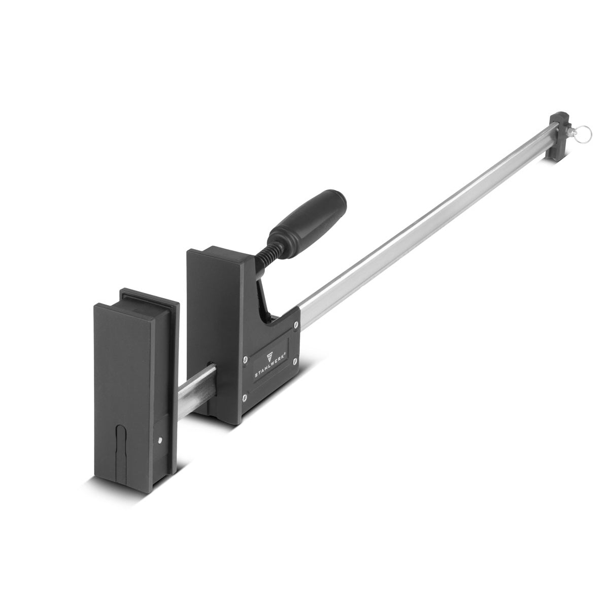 Pinces de corpus Steelwork 95x800 mm / 32 "| Pince à vis puissante avec 650 kg de puissance de serrage | Pince de serrage avec grande surface de contact pour fixer les pièces | Composé stable 800 mm, profondeur de serrage de 95 mm