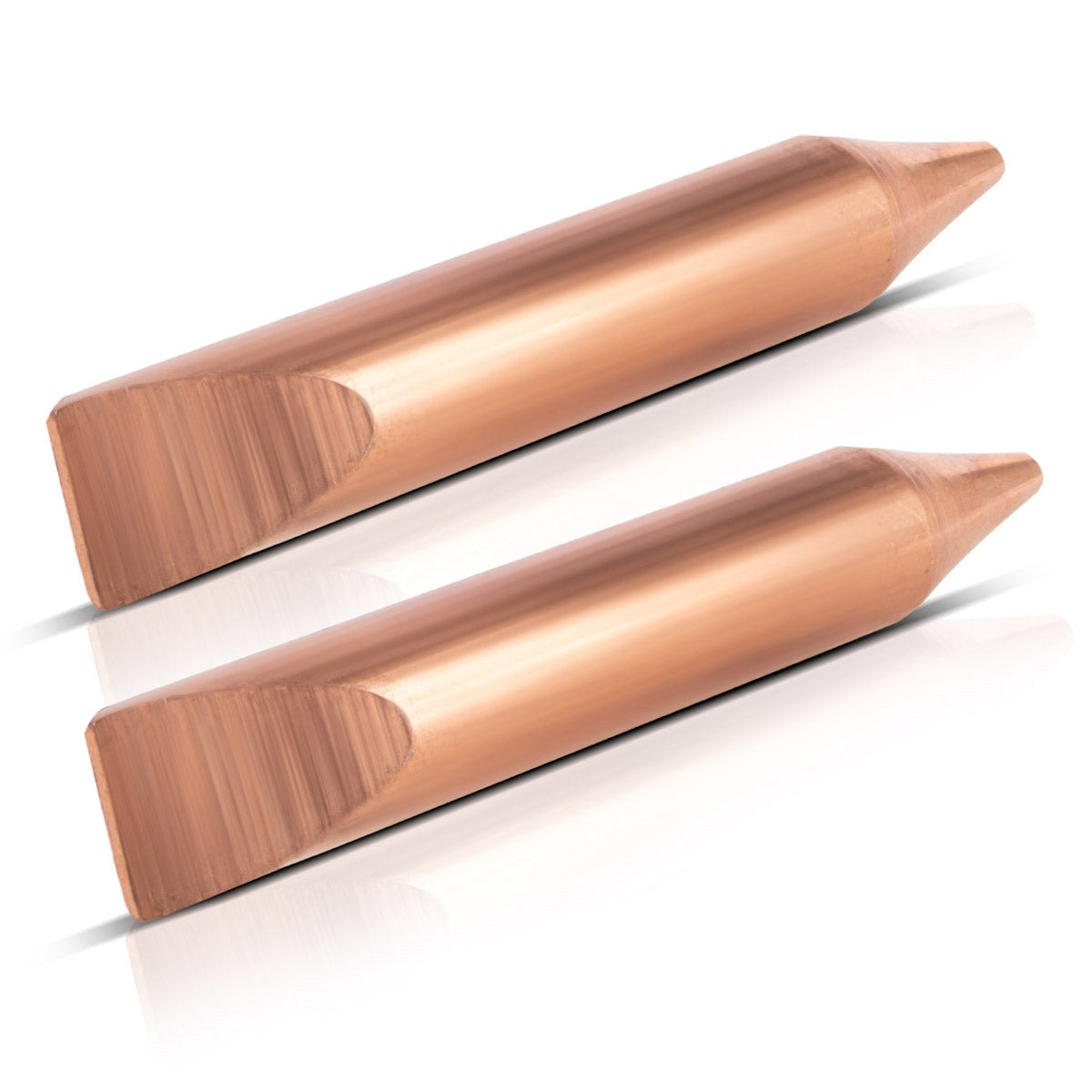 STAHLWERK 2 x Punktschweisselektrode für Wellendraht, Smart Repair Zubehör für Ausbeulspotter / Dellenlifter / Punktschweissgerät / Ausbeulwerkzeug zur professionellen Reparatur von Kfz Karosserien