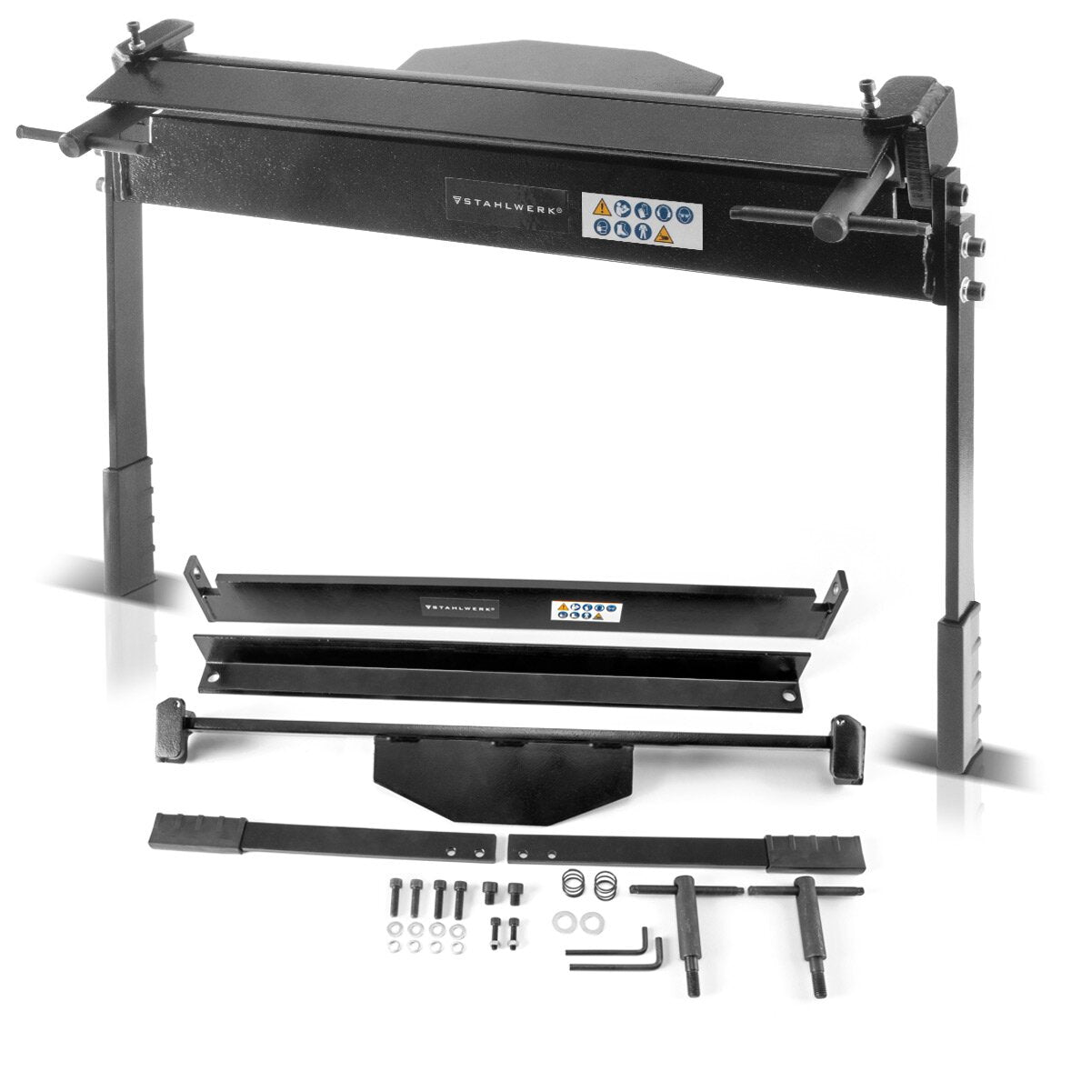 STAHLWERK Abkantbank AB-460 ST - Blechbiegemaschine für Bleche bis 1,2 mm Dicke, Biegewinkel 0 bis 135 Grad, Arbeitsbereich 460 mm