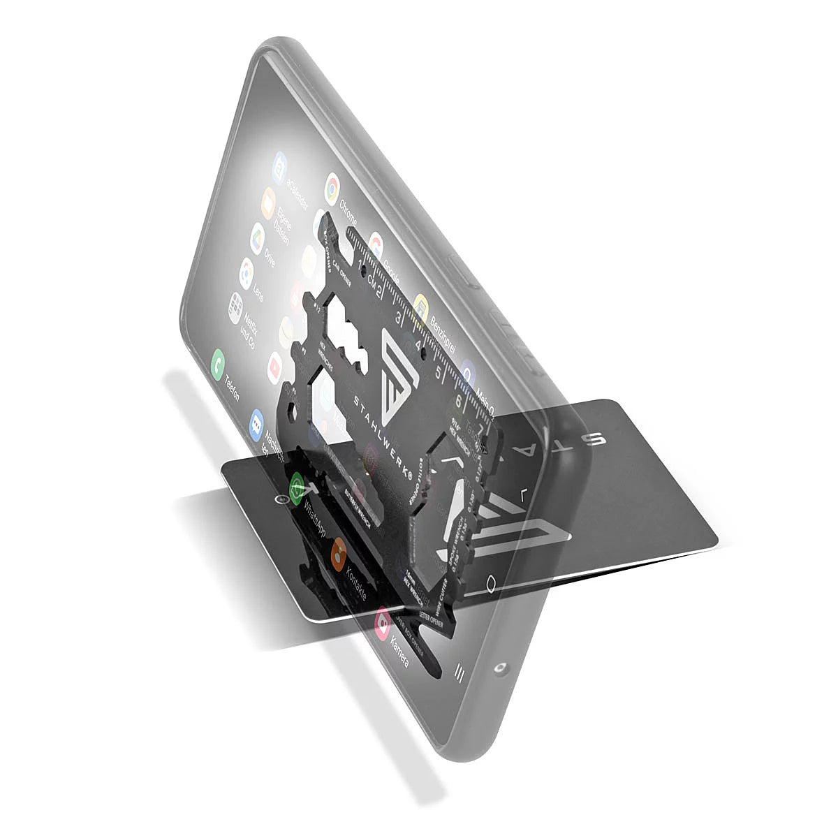 STAHLWERK Toolcard 18 in 1 Multifunktionswerkzeug in Kartengröße