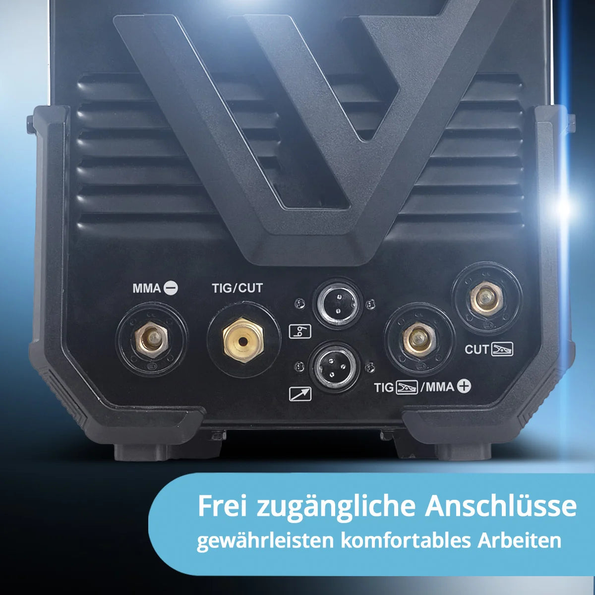 STAHLWERK welding machine AC/DC TIG 200 Puls CUT ST with 200 A TIG & MMA, suitable for aluminum & thin sheet, combination device with 45 A CUT function