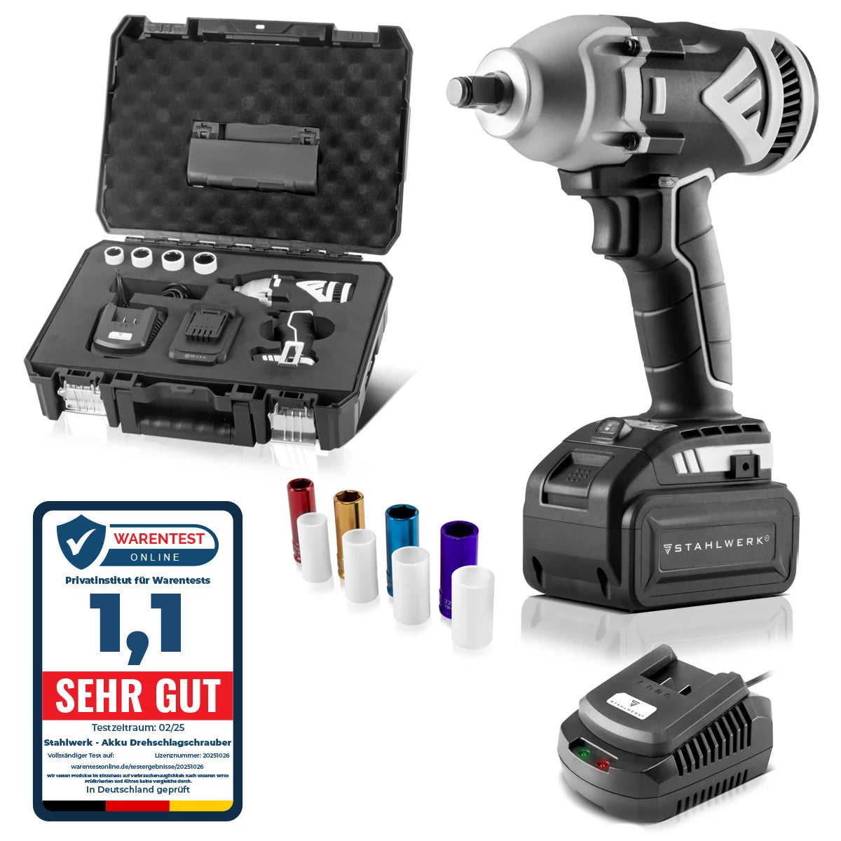 Acciaio in acciaio Brushless Battery Charcory ADS-20 ST 20V/4Ah con custodia per macchine di alta qualità