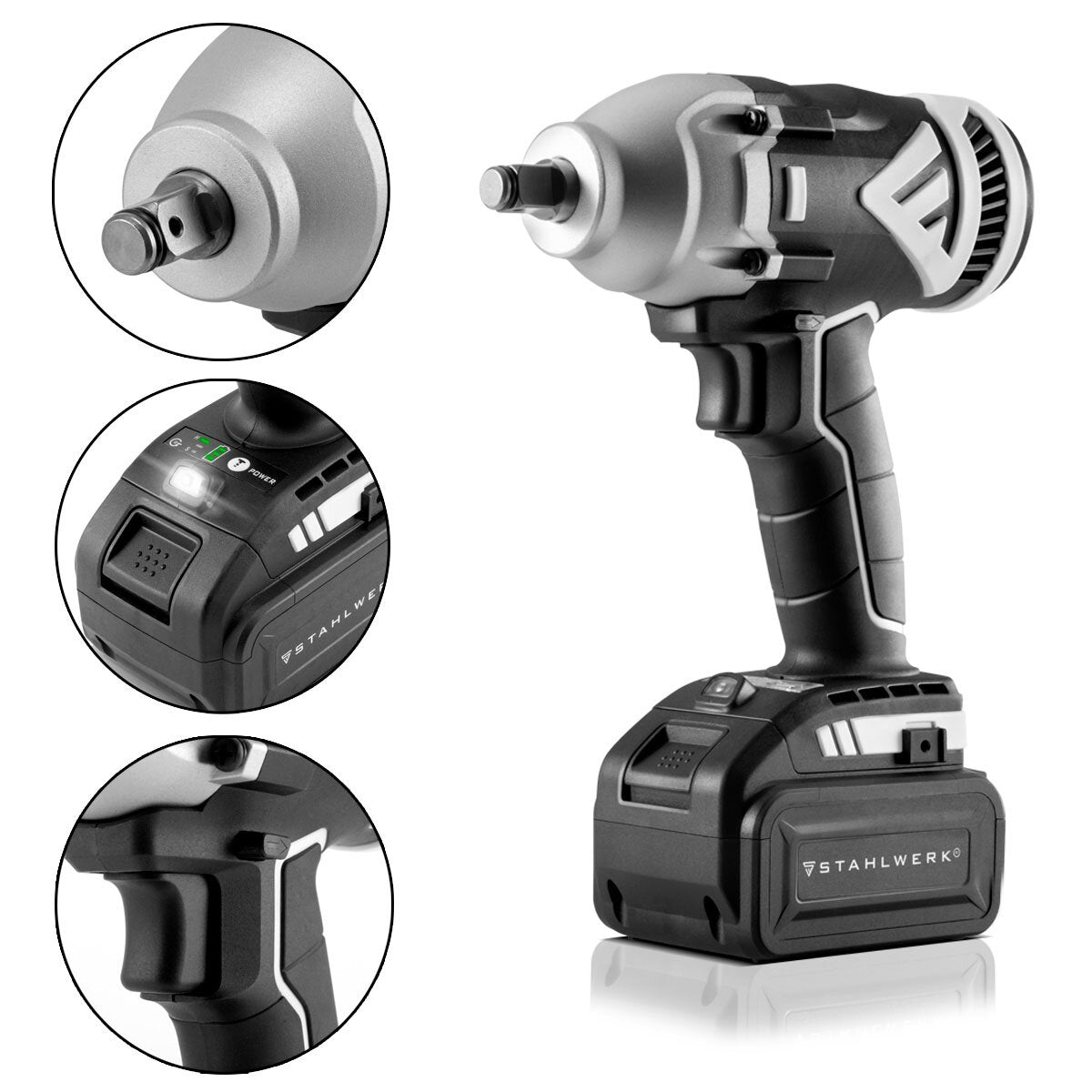 Acciaio in acciaio Brushless Battery Charcory ADS-20 ST 20V/4Ah con custodia per macchine di alta qualità