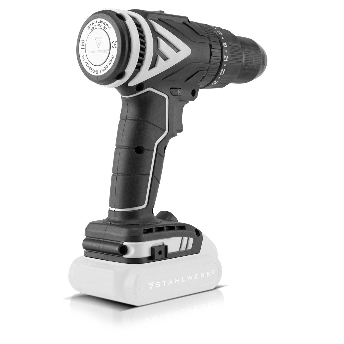 STEAVERWORKS BUTHERS BUTHERAT IMPACT DRILLERGUVERS ASB-20 ST SOLO | Système 20 volts | Fermer le tournevis | Tournevis de chou | Cabbary | SCHNACK PROCH - GARANTIE DE 7 ANS