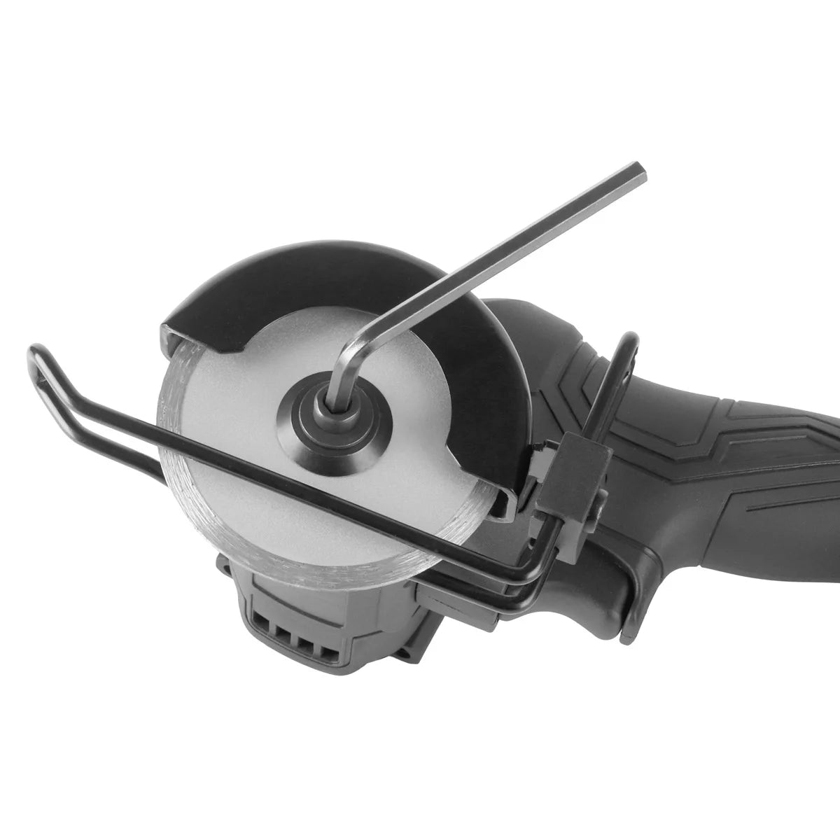 STAHLWERK mini cordless angle grinder MAW-20 ST with 2000 mAh battery | Hand angle grinder for cutting metal, tiles and wood | Electric mini saw with brushless technology