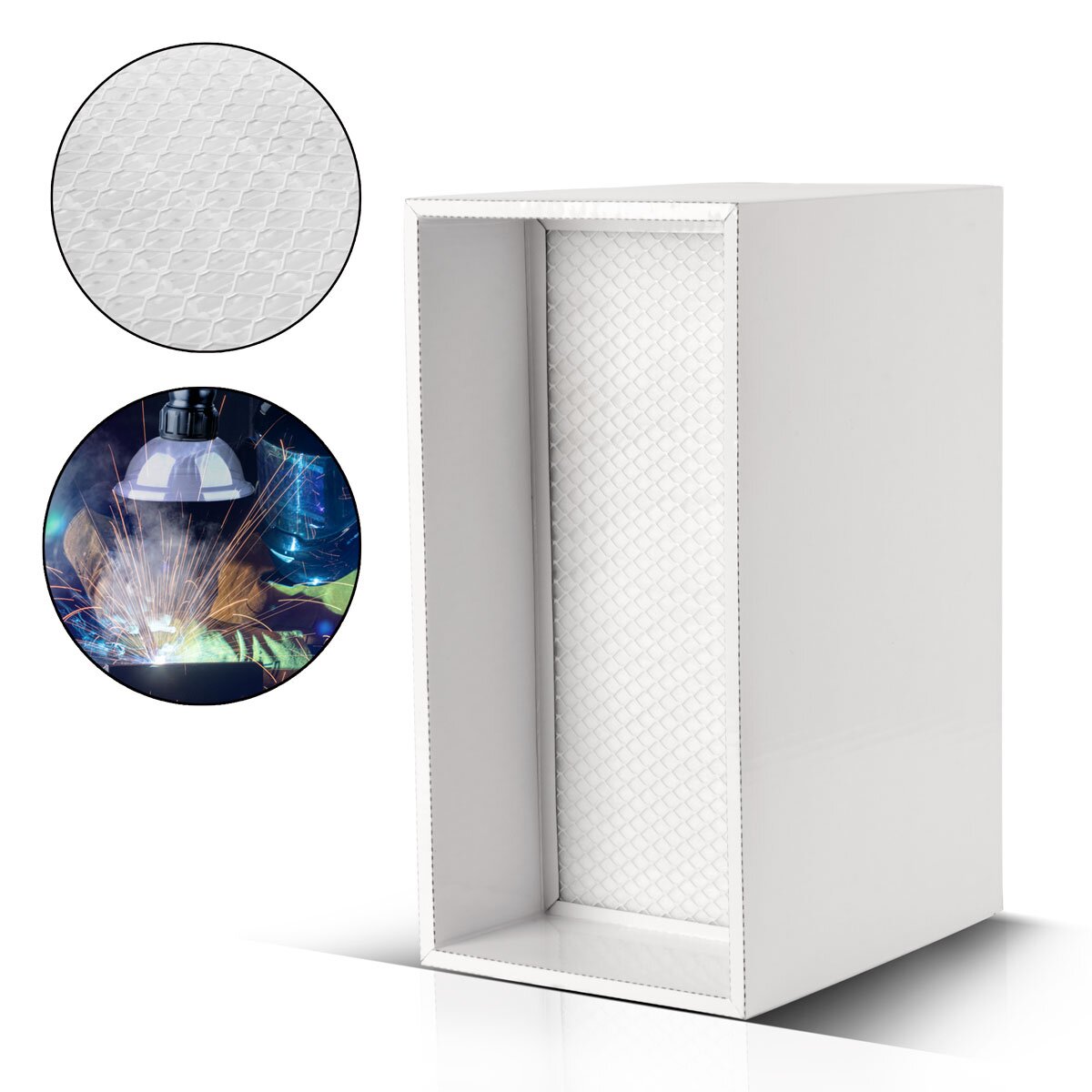 STAHLWERK Aktivkohle-Filter für Rauchabsaugung FE-210 ST Ersatzfilter | Luftfilter | Hauptfilter für Absauganlage | Rauchabsorber | Rauchabzug | Schweißrauch- und Lötabsaugung