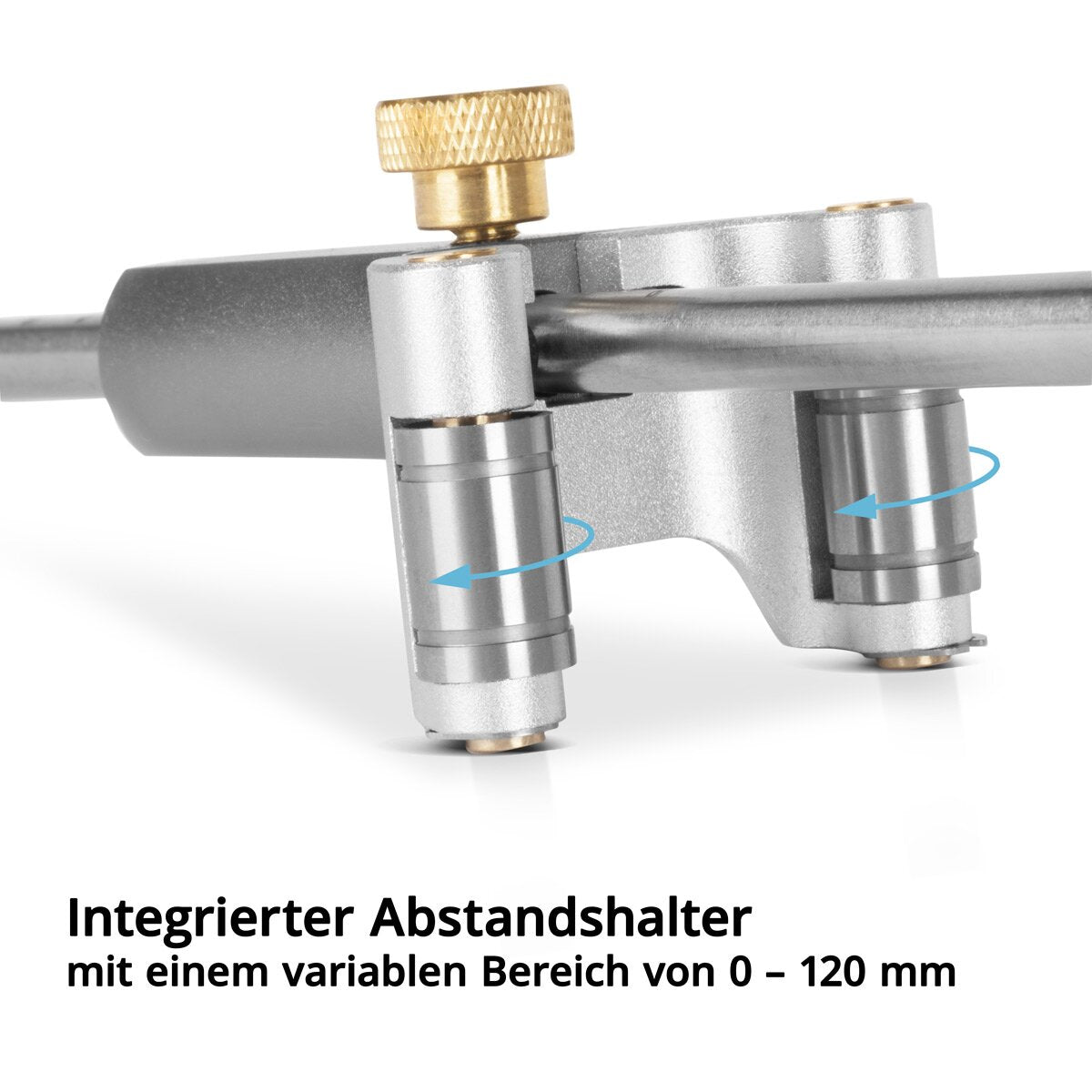 STAHLWERK Anreißwerkzeug | Markierungswerkzeug | Markierungslehre | Streichmaß | Parallel-Anreißer zum Anreißen, Markieren und Zeichnen paralleler Linien und Kreisformen