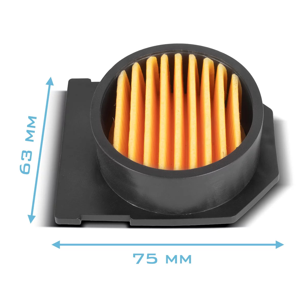 STAHLWERK 6er Set Ansaugluftfilter für Kompressoren | Ersatzfilter | Luftfilter | Saugfilter | Partikelfilter | Kompressor-Filter ausgelegt für 900 – 1450 Watt