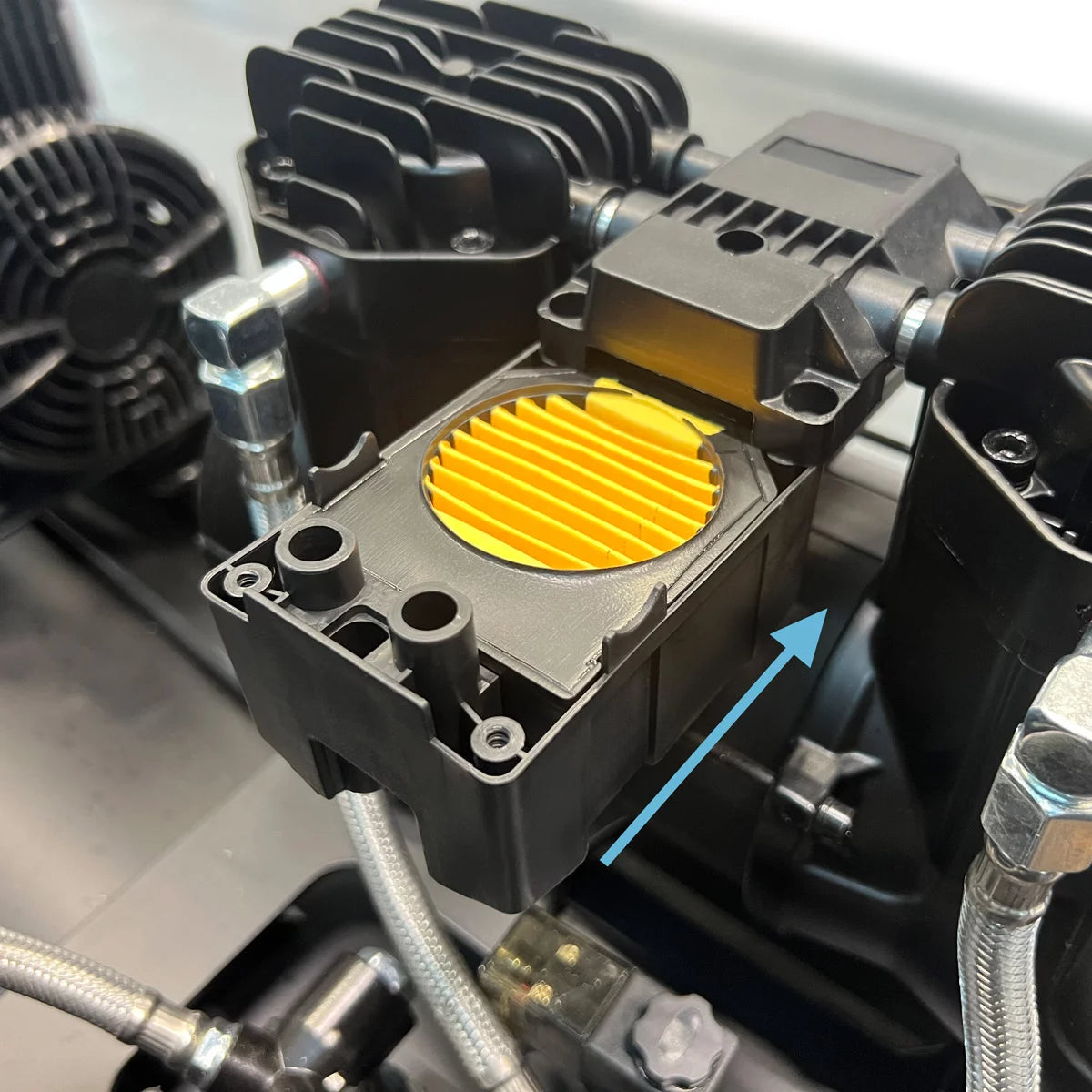 STAHLWERK 6er Set Ansaugluftfilter für Kompressoren | Ersatzfilter | Luftfilter | Saugfilter | Partikelfilter | Kompressor-Filter ausgelegt für 900 – 1450 Watt