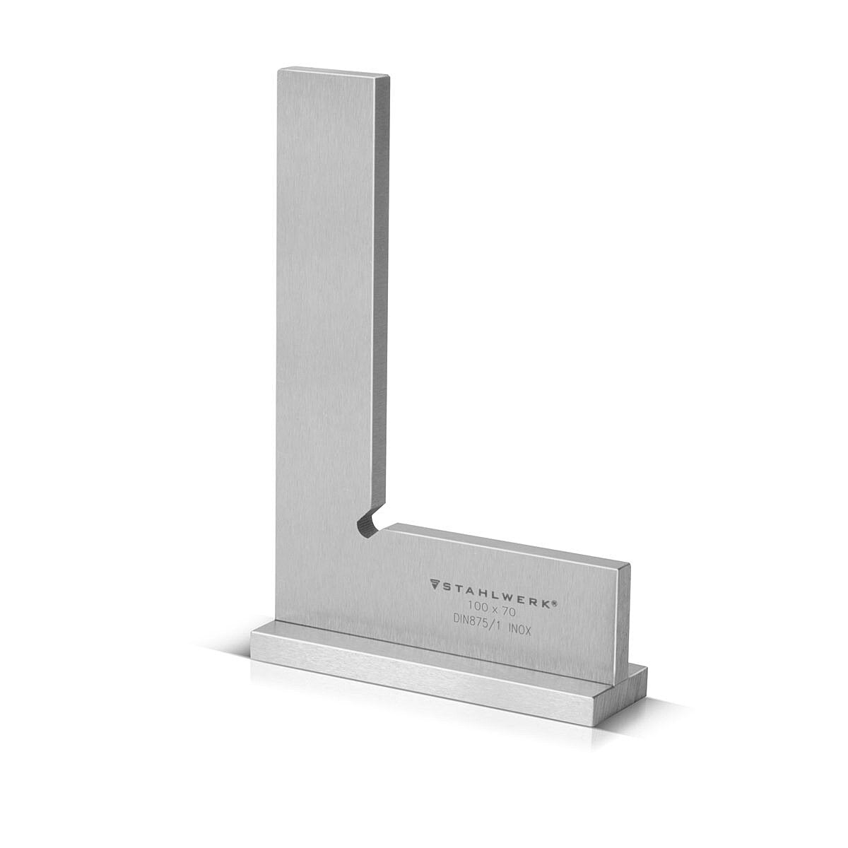 Angolo di collegamento in acciaio 90 ° 100 x 70 mm DIN 875/1 Locksmith / angolo di arresto / precisione angolare in acciaio inossidabile