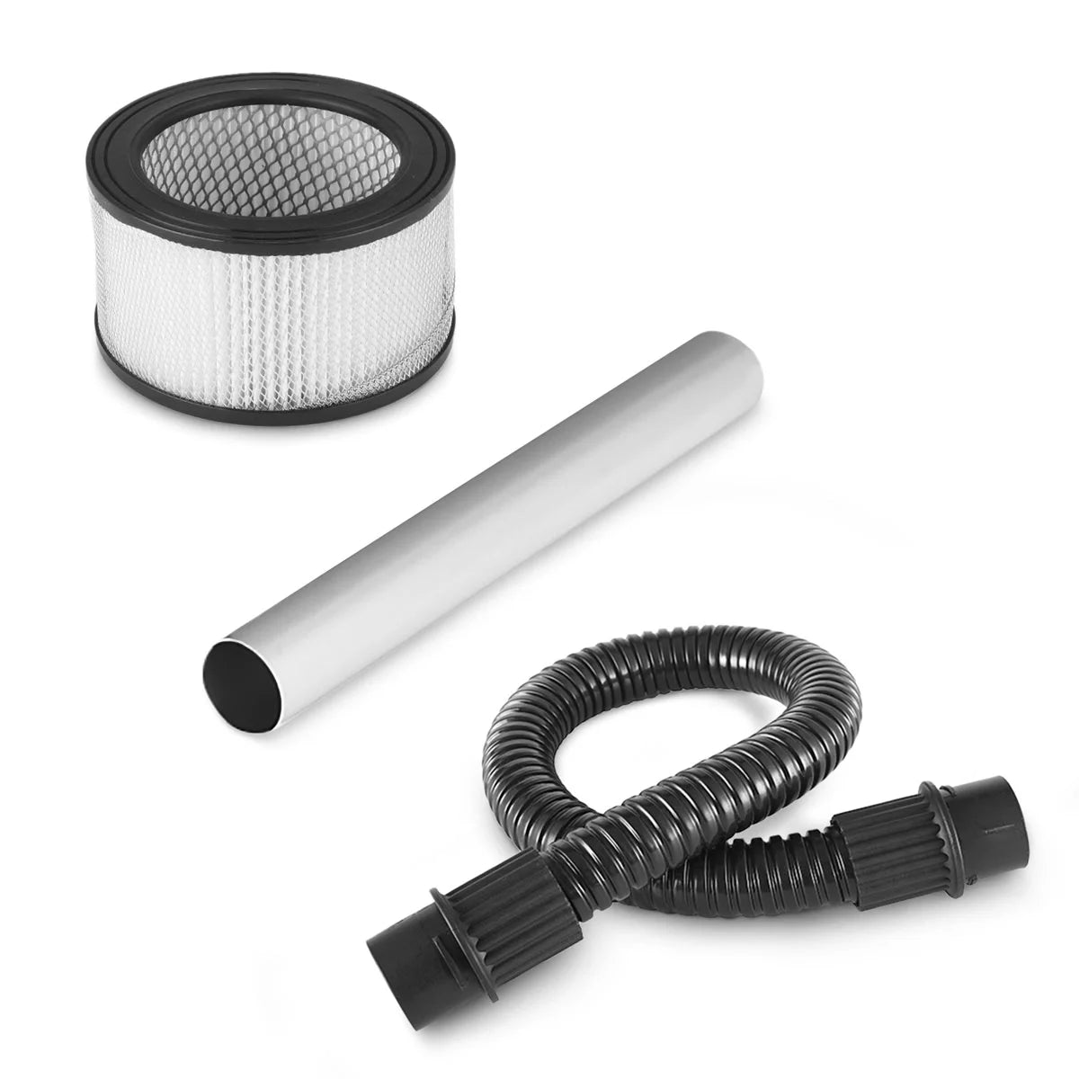 Aspiracenere STAHLWERK VCL-1000 ST | Aspirapolvere da forno con contenitore per lo sporco da 20 litri | Potenza 1000 W | Aspiracamino con filtro HEPA | Funzione di soffiaggio | Per cenere fredda, forno, grill, officina