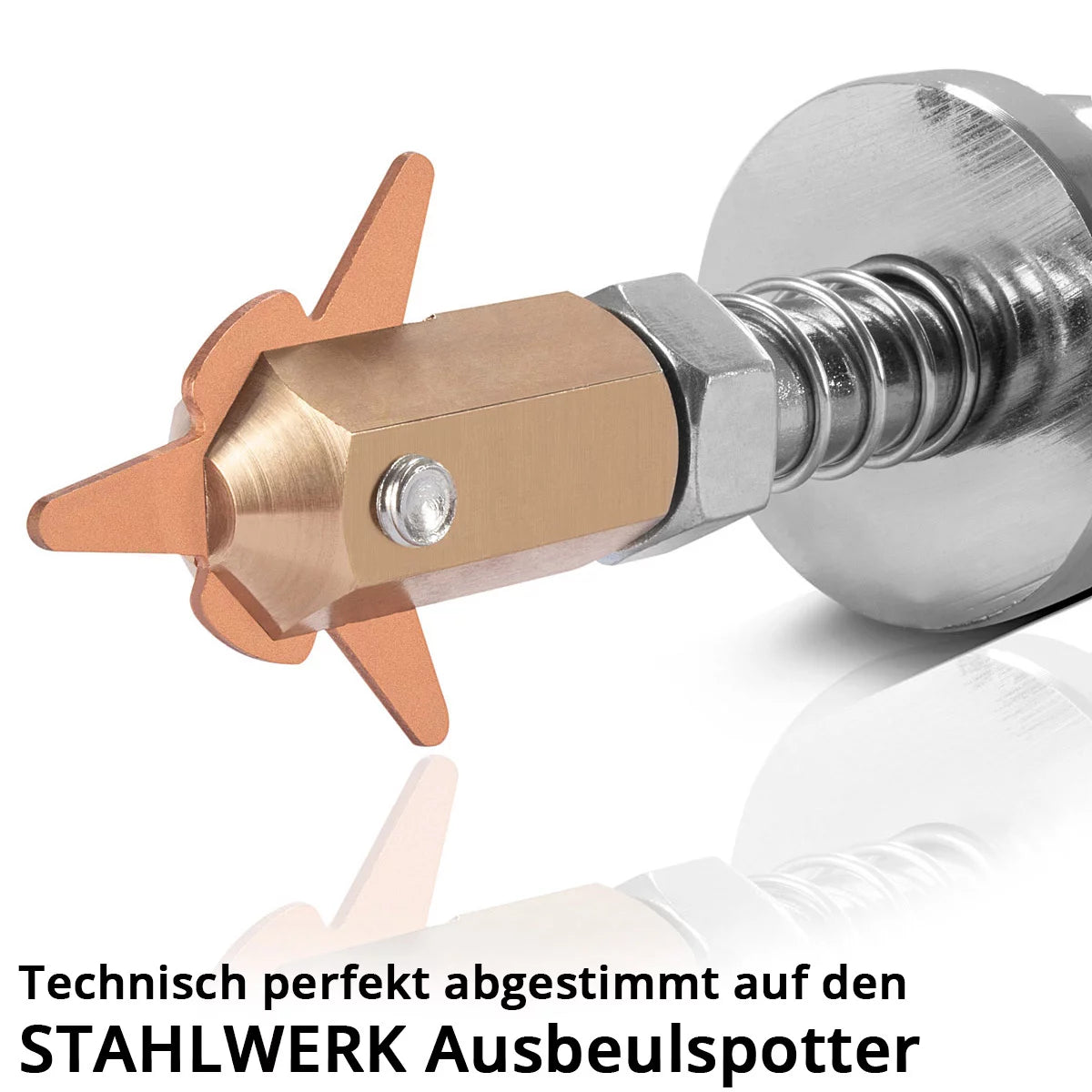 STAHLWERK Ausbeulsterne 40er Set, Smart Repair Zubehör für Ausbeulspotter / Dellenlifter / Punktschweissgerät / Ausbeulwerkzeug zur professionellen Reparatur von Kfz Karosserien
