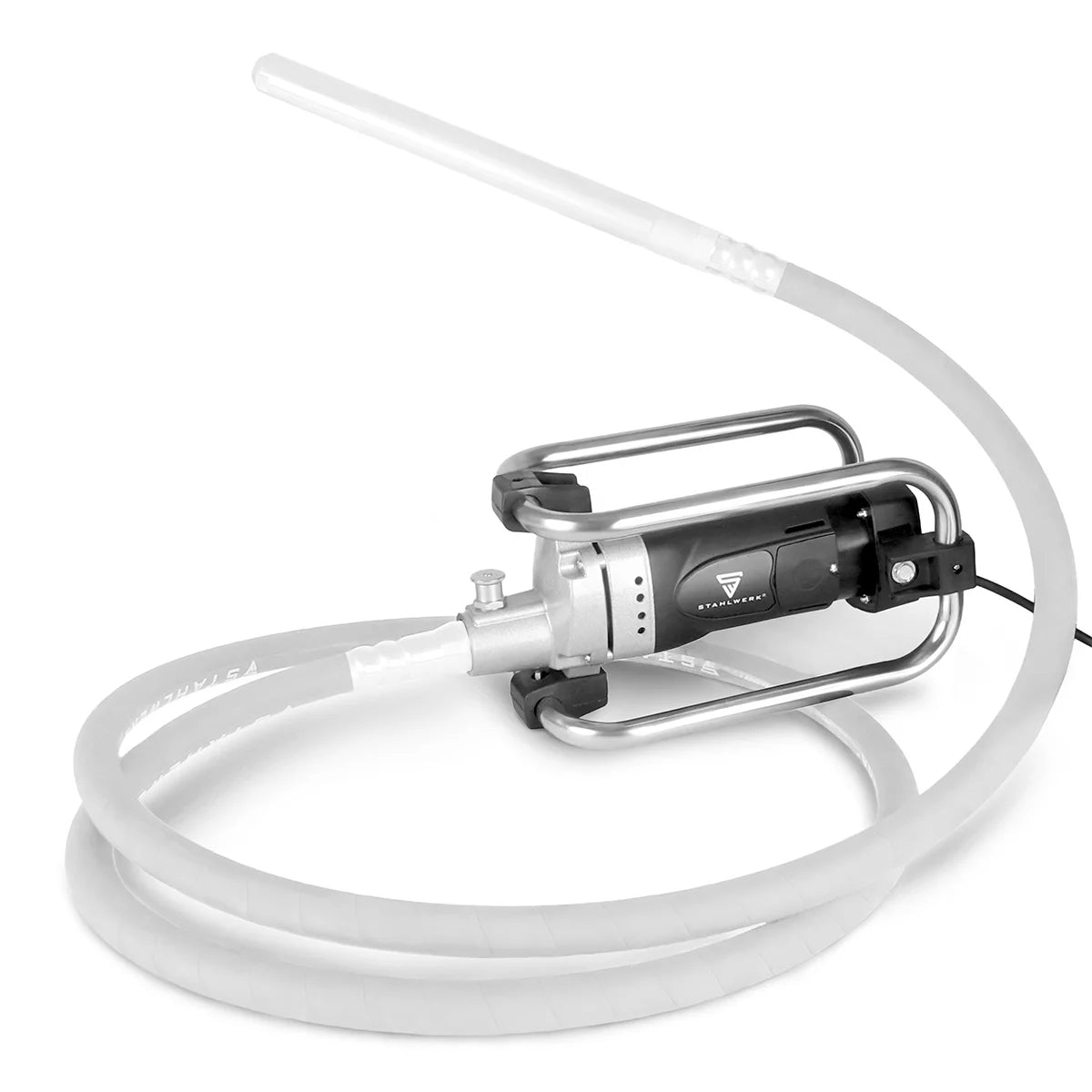 STAHLWERK BR-2300 ST Betonverdichter | 2.300 Watt mit 4.000 U/min | Starker Betonrüttler | Flaschenrüttler für 35 / 50 mm Rüttelflasche | Innnenrüttler für Wände, Decken, Fundamente