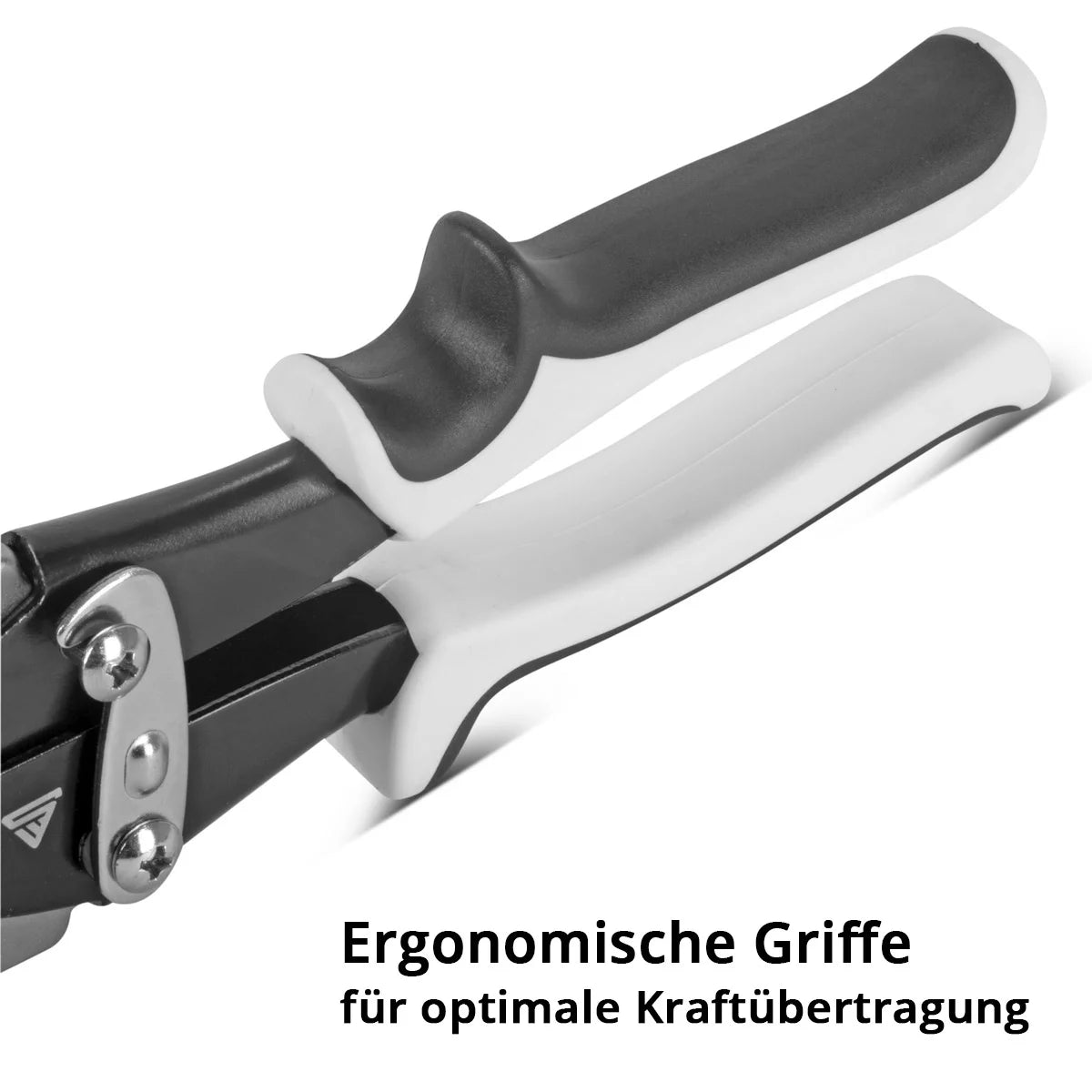 STAHLWERK Blechschere 3er Set gerader, linker und rechter Schnitt Profi-Metallschere | Blechschneider | Metallschneider zum professionellen Schneiden von Metallblechen