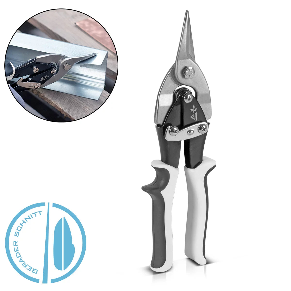 Forbici in lamiera di acciaio una taglio a forbici di metallo profilo | Blechschneider | Taglie in metallo per fogli di metallo da taglio professionale