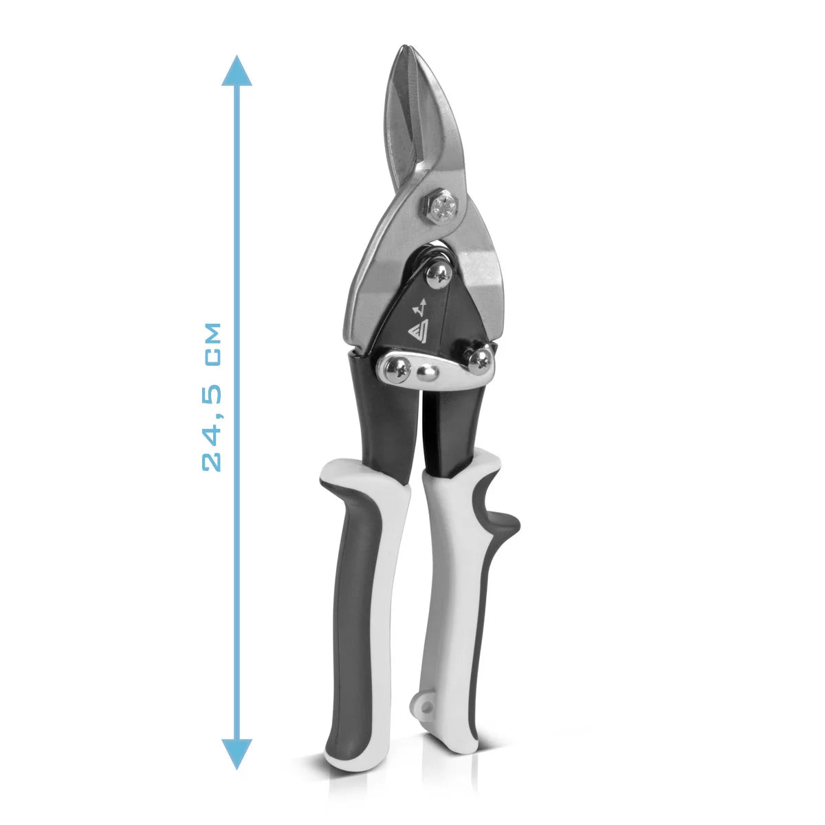 STAHLWERK Blechschere linker Schnitt Profi-Metallschere | Blechschneider | Metallschneider zum professionellen Schneiden von Metallblechen