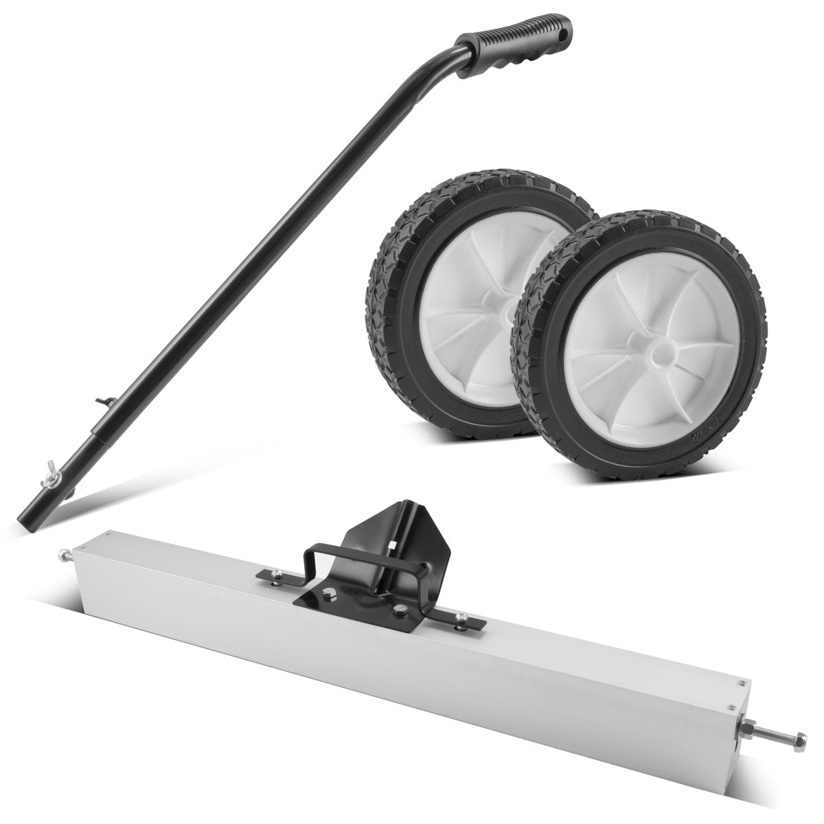 Servidora de piso MBK-36 ST de Stahlwerk con 914 mm de ancho y 22.5 kg de capacidad, escobas magnéticas / colector de chips / barrendero magnético para virutas de metal, tornillos, uñas y otras partes magnéticas