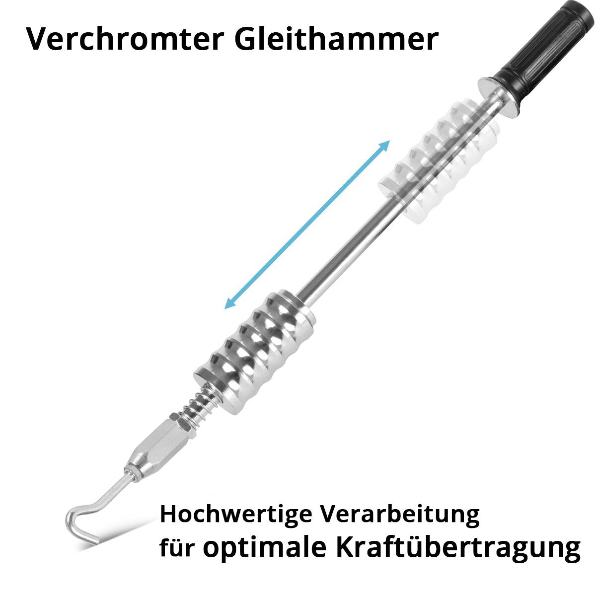 Steelworks Dell Çekme Seti Kusur ve Krom -Plakalı Yağlayıcı | Filo Spotters için Akıllı Onarım Aksesuarları | Araba gövdesinin profesyonel onarımı için dellenlifter yetersizliği