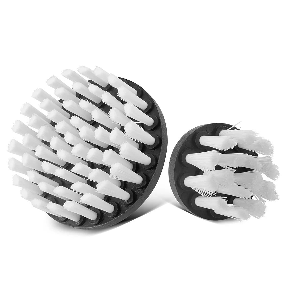 STAHLWERK Bürsten-Aufsatz 15er Set für Akkuschrauber und Bohrmaschinen, Reinigungs-, Polier- und Detailing-Bürsten mit Standard-Bit-Aufnahme inklusive Verlängerungs-Adapter