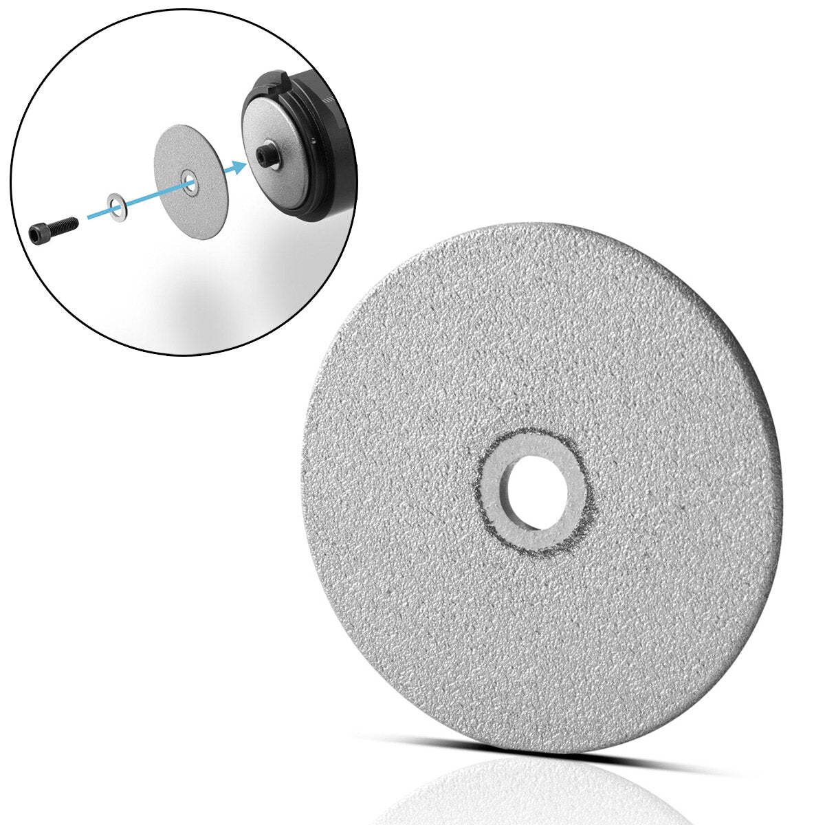 Steelwork Diamond grinding wheel for tungsten grinding device WS-28 ST and ATG-20 ST with 36.8 mm diameter for tungsten grinders and electrode sharpener with 5 mm tool intake