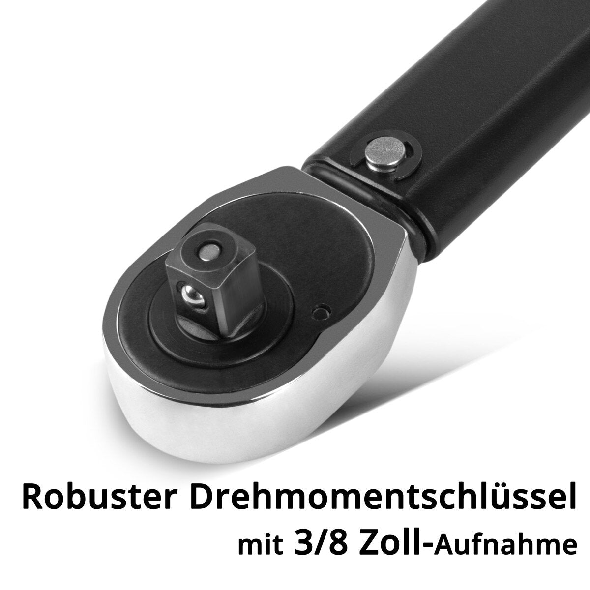 STAHLWERK Drehmomentschlüssel TW-60 ST 5-60 Nm 3/8“ Zoll Umschaltknarre | Ratschenschlüssel | Ratsche | Knarre mit Mikrometerskala