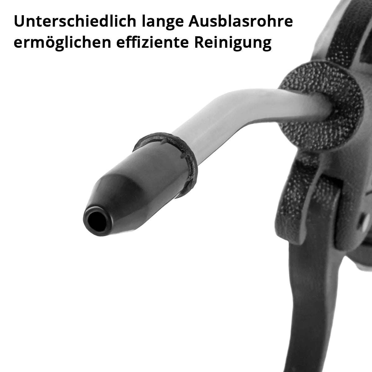 STAHLWERK 3-teiliges Druckluft-Ausblaspistolen-Set | Düsenlängen 100, 150 und 300 mm | 6 bar Arbeitsdruck | 1/4" Kupplung | Ergonomische Druckluft-Reinigungspistole für Kfz-Werkstatt und Handwerk