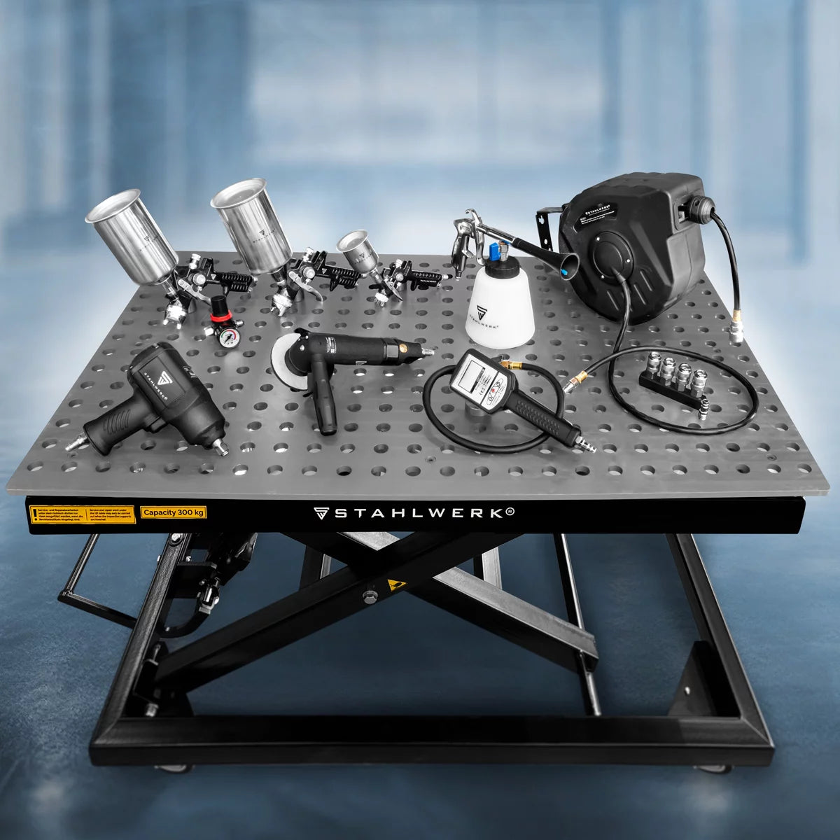 STAHLWERK Kompressor ST-310 Pro mit 10 bar | 2,1 PS | 1,6 kW | 210 l/min | 30 l Tank ölfreier Druckluft-Kompressor | Kolben-Kompressor | Silent-Kompressor | Flüster-Kompressor mit Brushless-Motoren