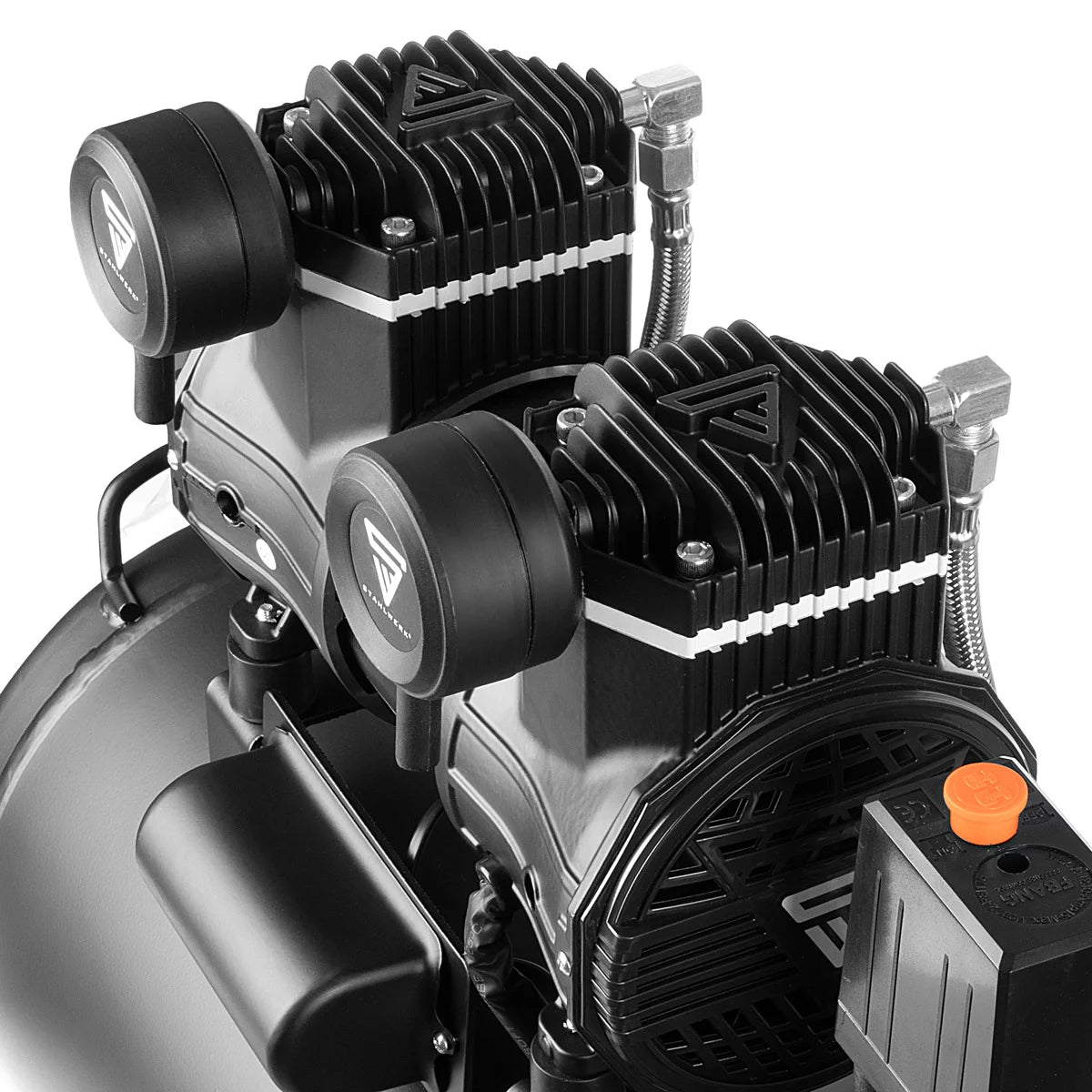STAHLWERK Kompressor ST-310 Pro mit 10 bar | 2,1 PS | 1,6 kW | 210 l/min | 30 l Tank ölfreier Druckluft-Kompressor | Kolben-Kompressor | Silent-Kompressor | Flüster-Kompressor mit Brushless-Motoren