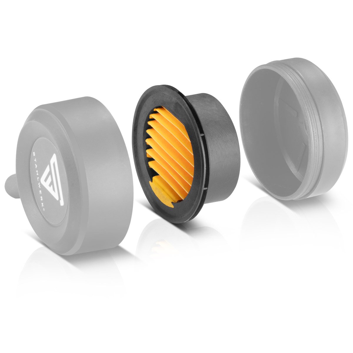 Steelworks 4 Establecer filtro de aire para el filtro de reemplazo de compresor de aire comprimido | Filtro universal | Amortiguador de seda | Filtro de admisión | Filtro de compresor | Uso del filtro de aire | Accesorios para compresores de aire