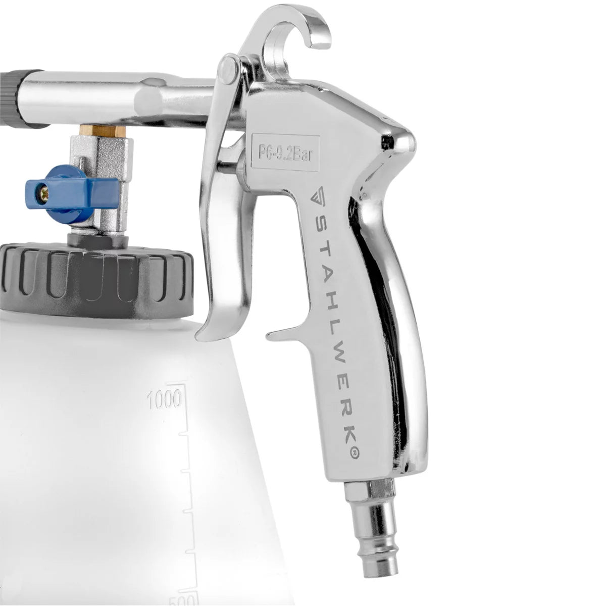 STAHLWERK Druckluft-Reinigungspistole RP-90 ST mit Zubehör-Set | Druckluft-Reiniger mit Tornado-Effekt | Innenreiniger | Waschpistole | Kfz Ausblaspistole zum Reinigen verschmutzter Oberflächen