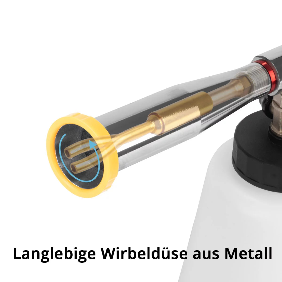 STAHLWERK Druckluft-Reinigungspistole RP-92 ST im Set mit 5 Liter Universalreiniger, Felgenbürsten und Mikrofaser-Tüchern | Profi Druckluft Reiniger mit Tornado-Effekt