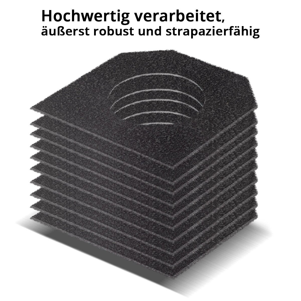 Filtro de carbono activado Steelworks Atrás 10 Establecimiento para extractorizar Fil de reemplazo FE-27 ST | Filtro de aire | Filtro de partículas para el sistema de succión | Absorbente de humo | Deducción de humo | Succión