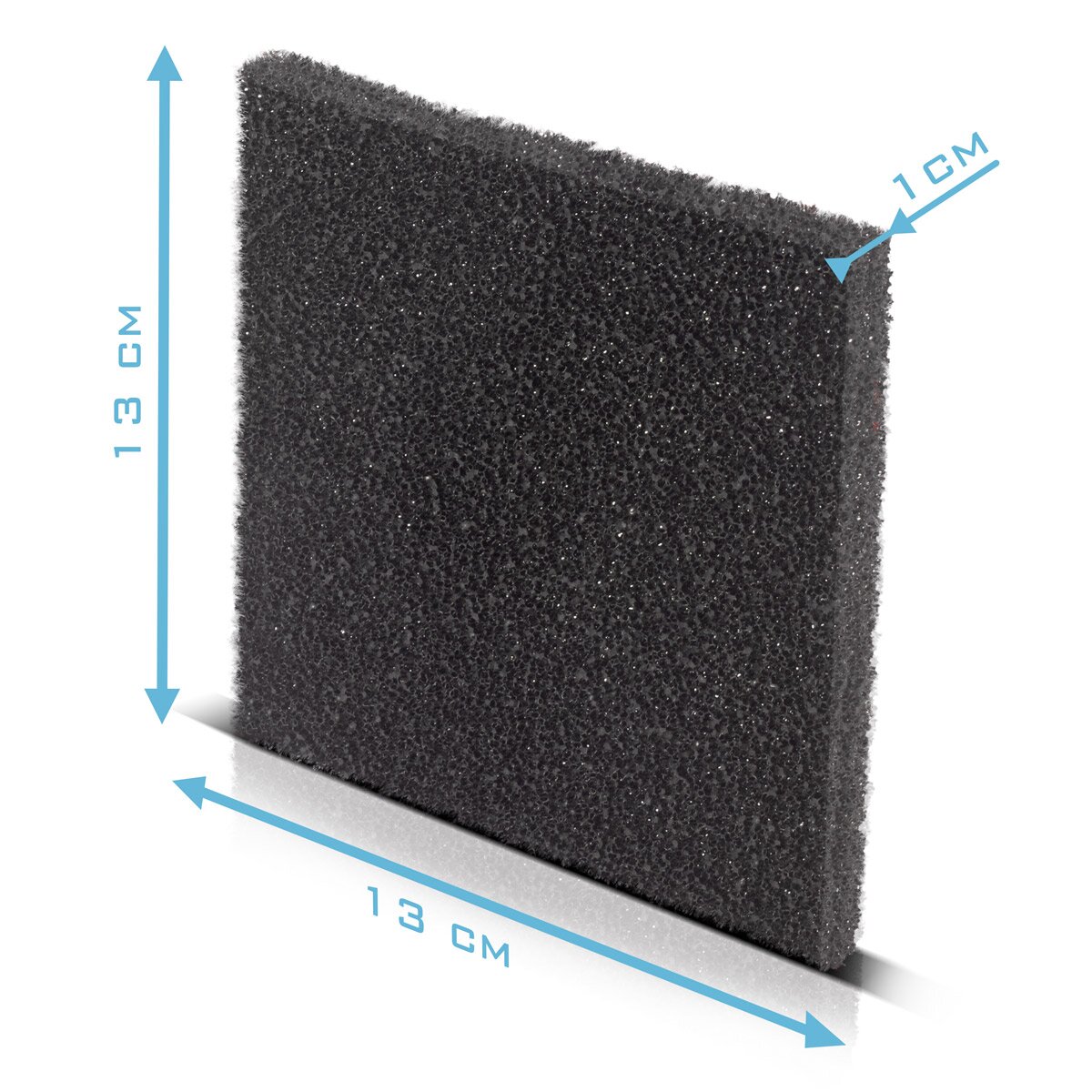 STAHLWERK Aktivkohlefilter Vorderseite 10er Set für Dunstabzug FE-27 ST Ersatzfilter | Luftfilter | Partikelfilter für Absauganlage | Rauchabsorber | Rauchabzug | Lötabsaugung