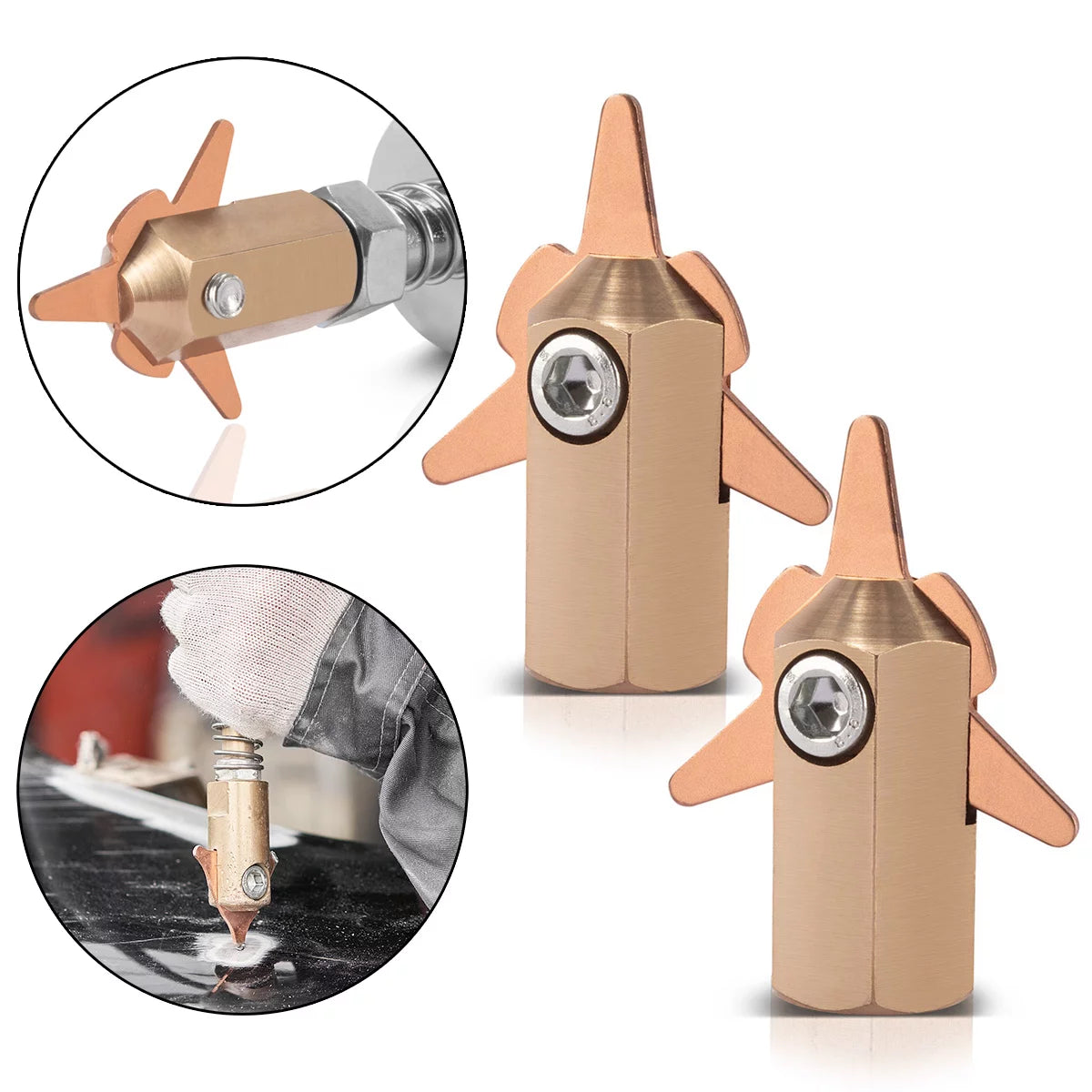 Steelwork 2 X Drenaj Yıldızları için Elektrot Tutucu, Drenaj Gözcüleri için Akıllı Onarım Aksesuarları / Dellen Kaldırıcı / DOT Kaynak Cihazı / Sömürü Aracı Araba gövdelerinin profesyonel onarımı için