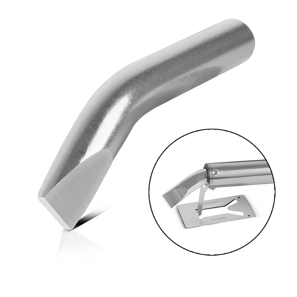 Astuce de soudage en acier | Tire de piston de ligne avec 115 mm de longueur et 18 mm de diamètre, pointe de soudure de remplacement incurvée pour le fer à souder | Dispositifs LOENSION | Stations de ligne | Pistolets à souder