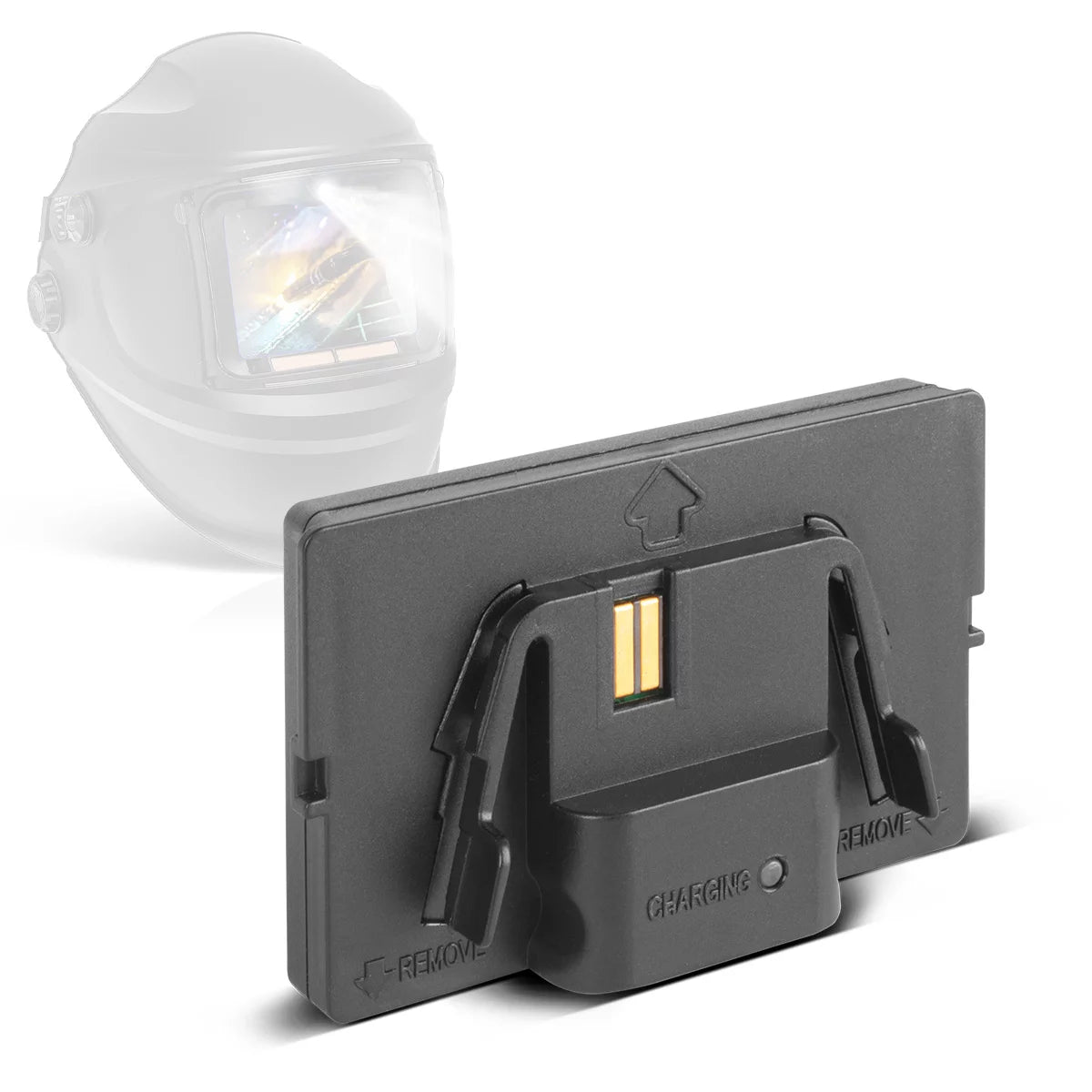 STAHLWERK Ersatz-Akku-Modul für LED-Stirnlampe Schweißhelm RAPTOR | Aufladbarer Li-Ionen-Akku für LED-Kopfleuchte | USB-C Anschluss| Wechsel-Akku LED-Leuchte